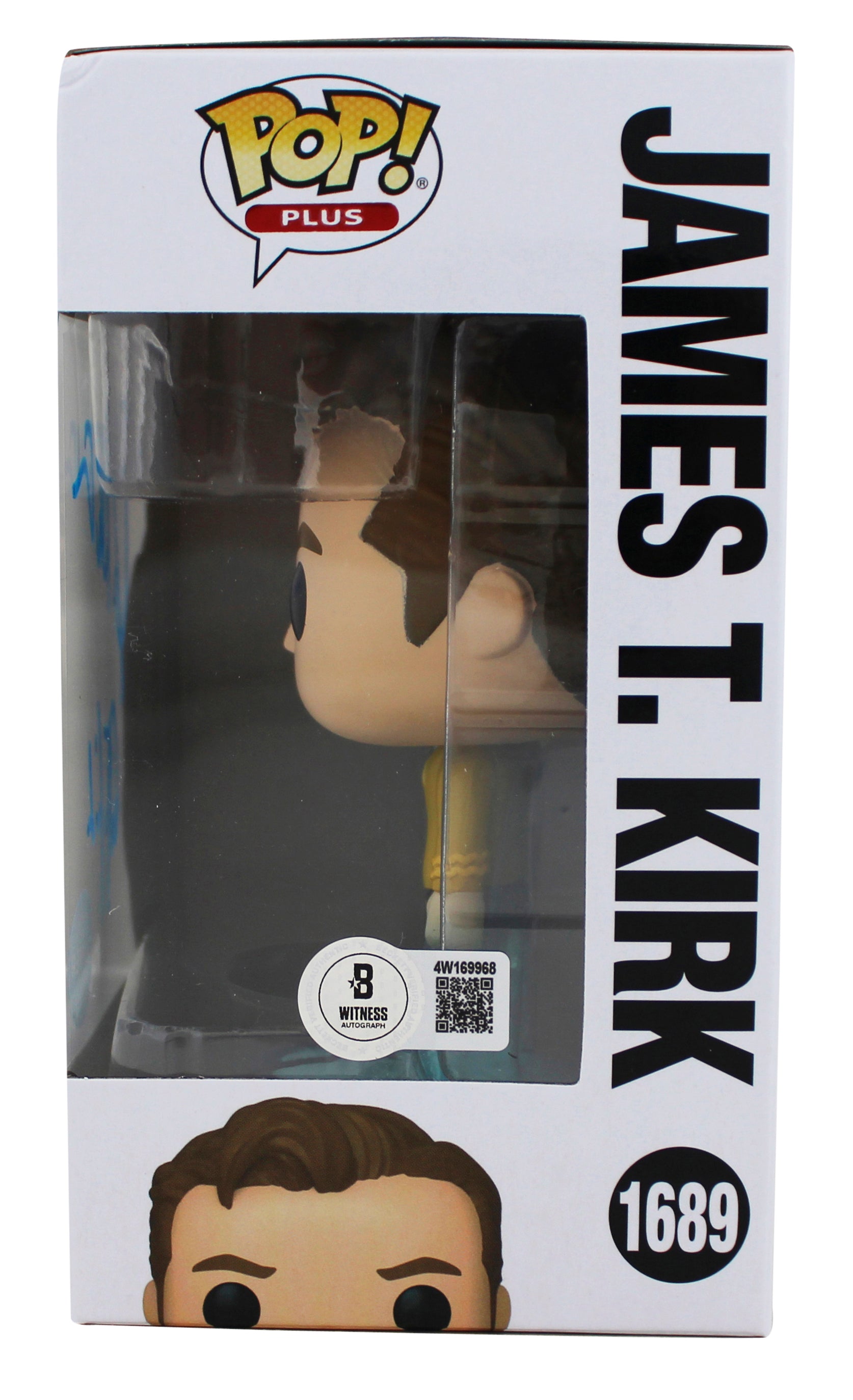 William Shatner Star Trek "Captain Kirk" Signed #1689 Funko Pop Figure BAS Wit