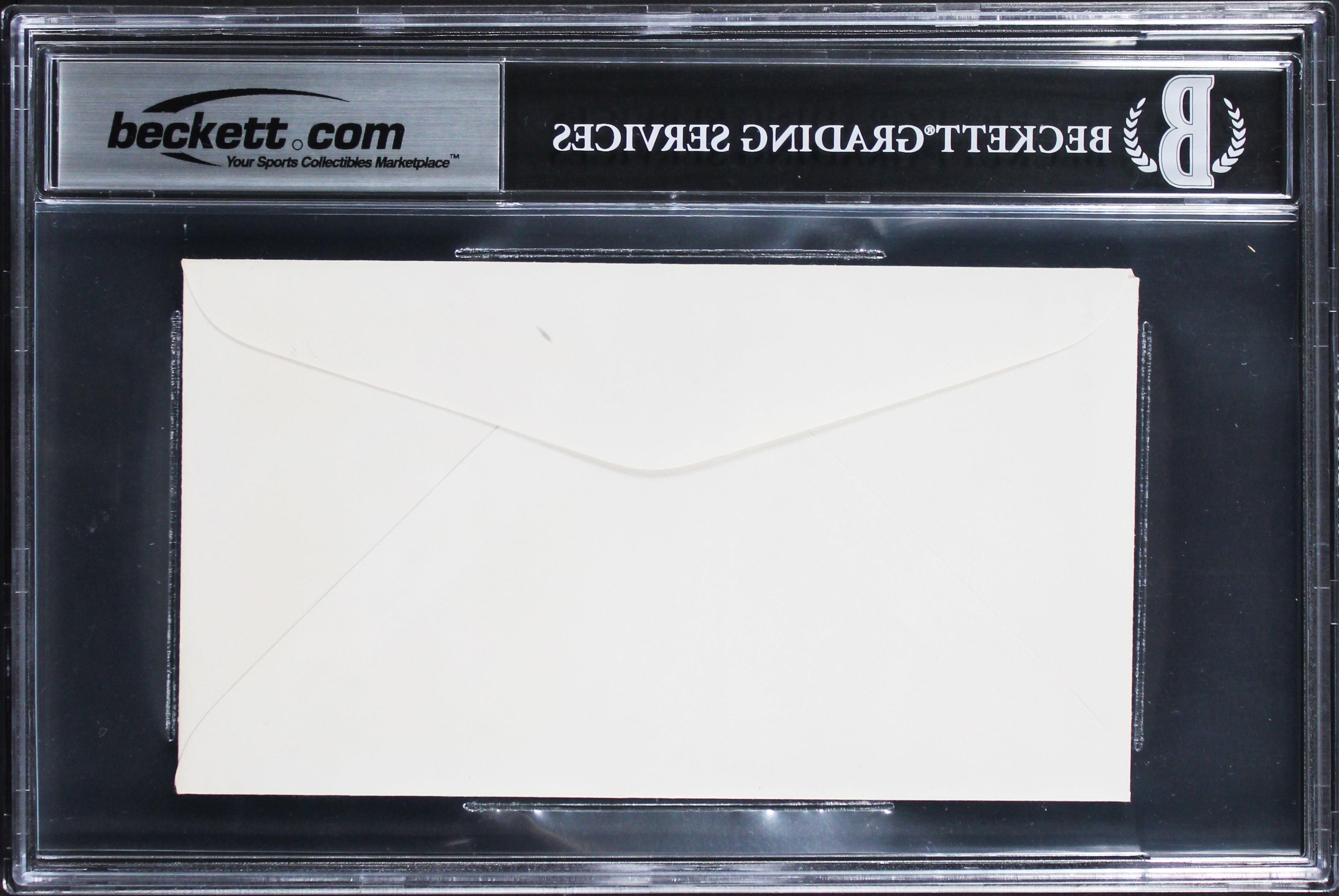 Oilers Wayne Gretzky Signed 1982 First Day Cover 3.75x6.5 Envelope BAS Slabbed