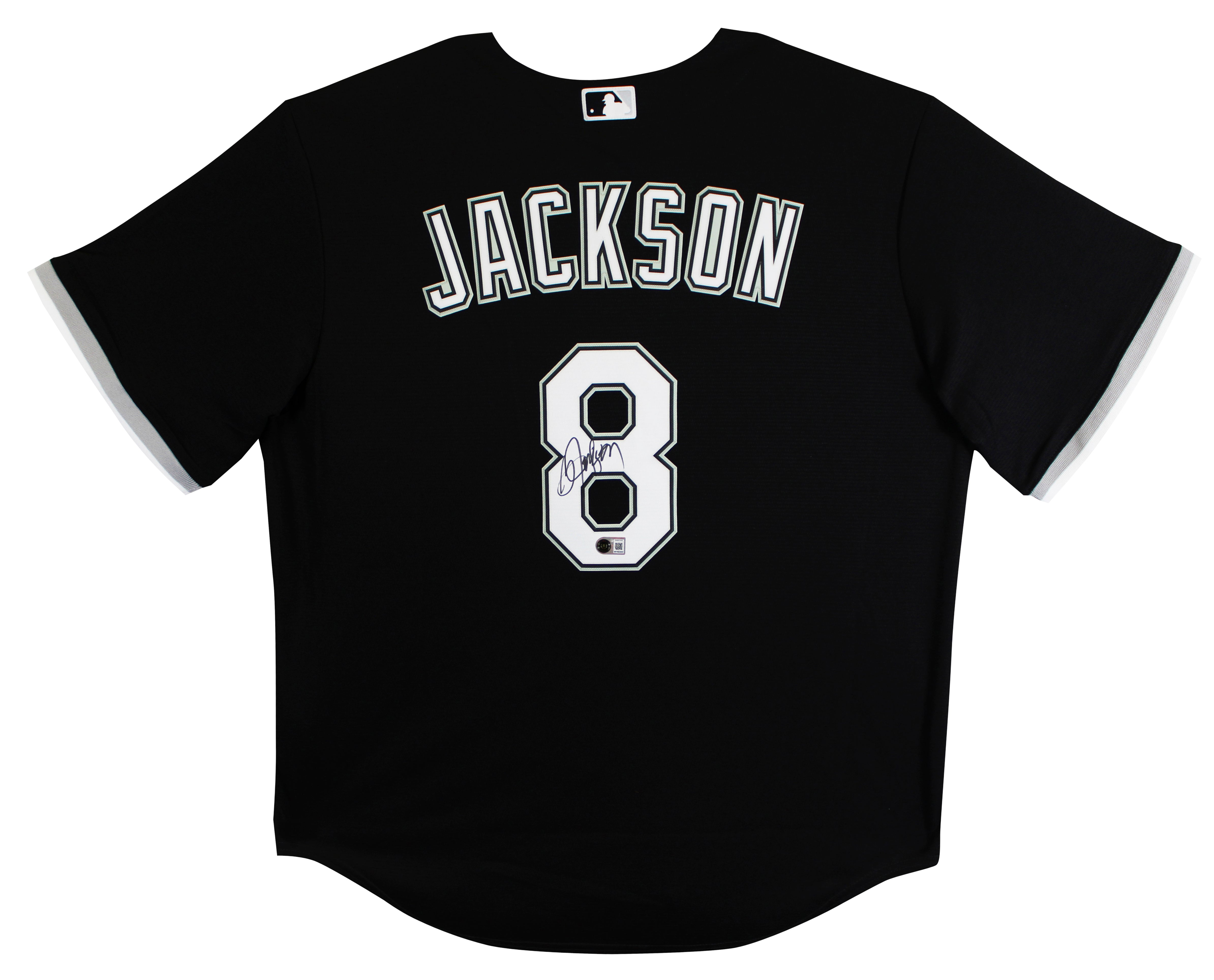 White Sox Bo Jackson Authentic Signed Black Nike Jersey BAS Witnessed
