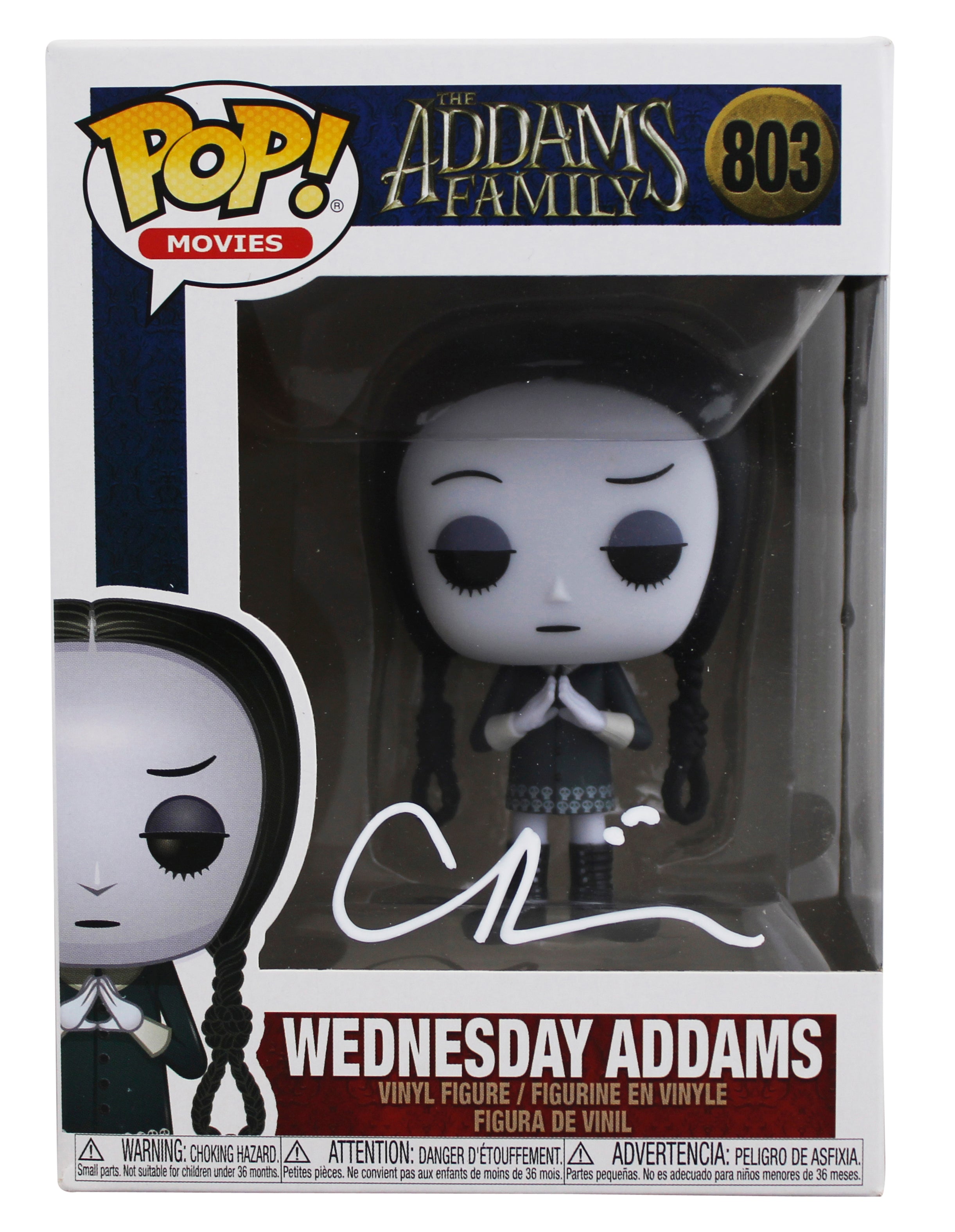 Christina Ricci The Addams Family Signed #803 Funko Pop Figure BAS #WF93092