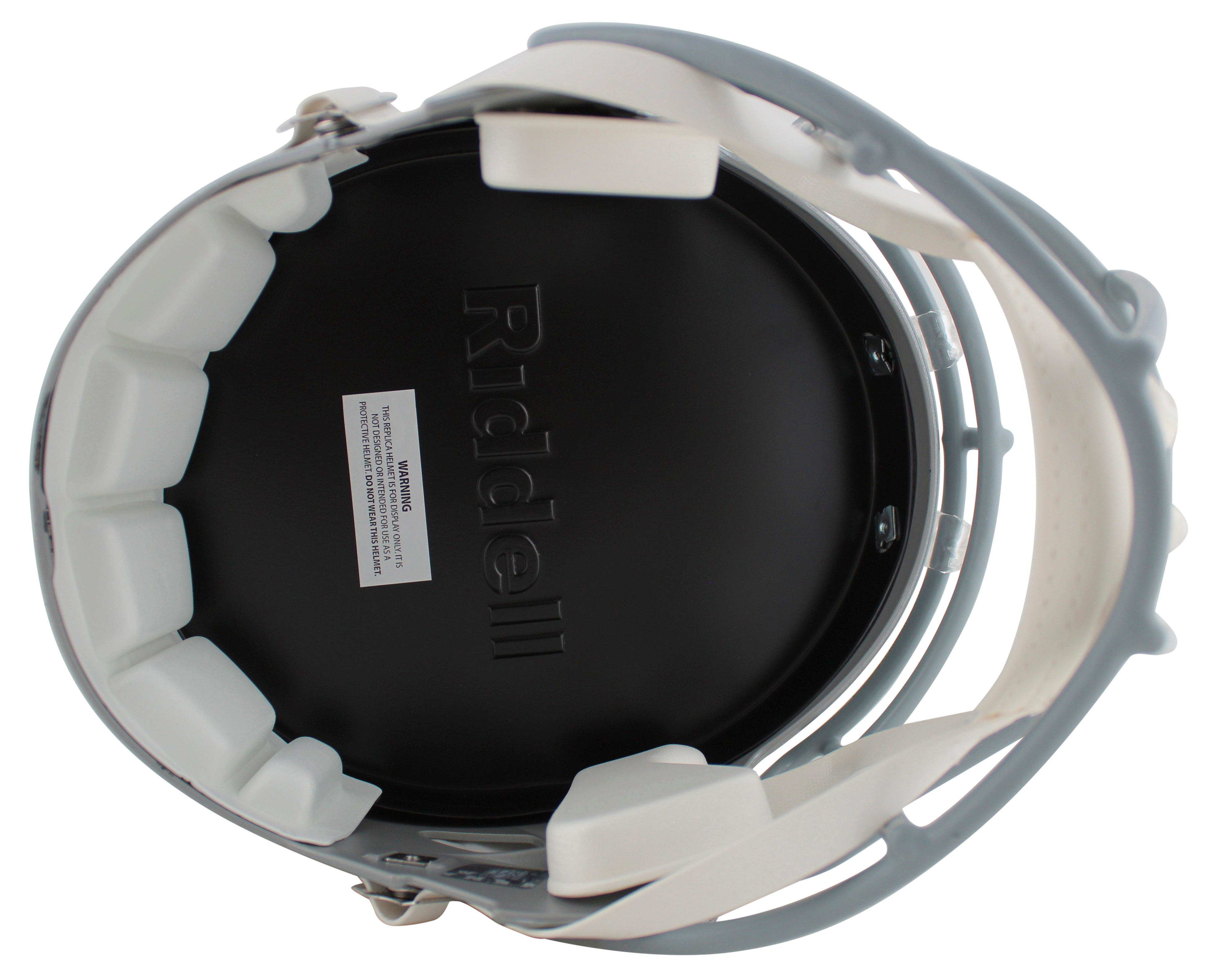 Cowboys Michael Irvin Signed Silver Full Size Speed Rep Helmet W/ Case BAS Wit