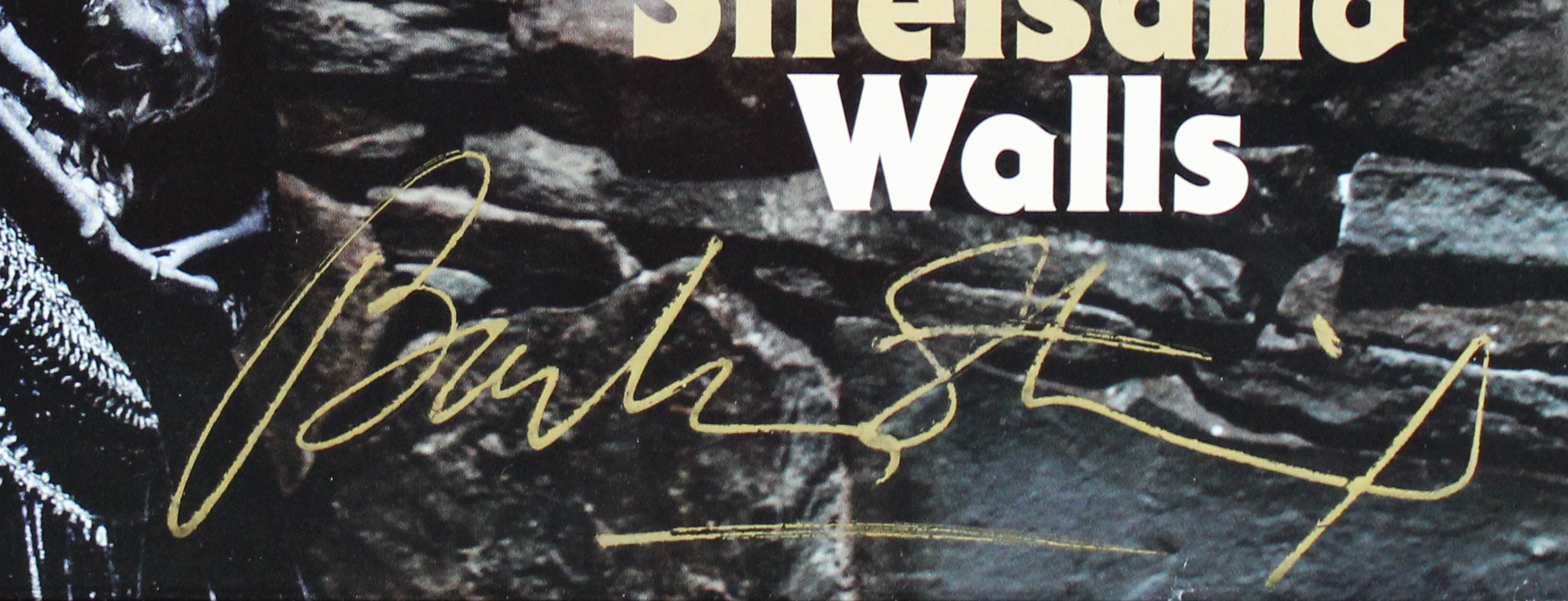 Barbra Streisand Authentic Signed Walls Album Cover Autographed BAS #AE31509