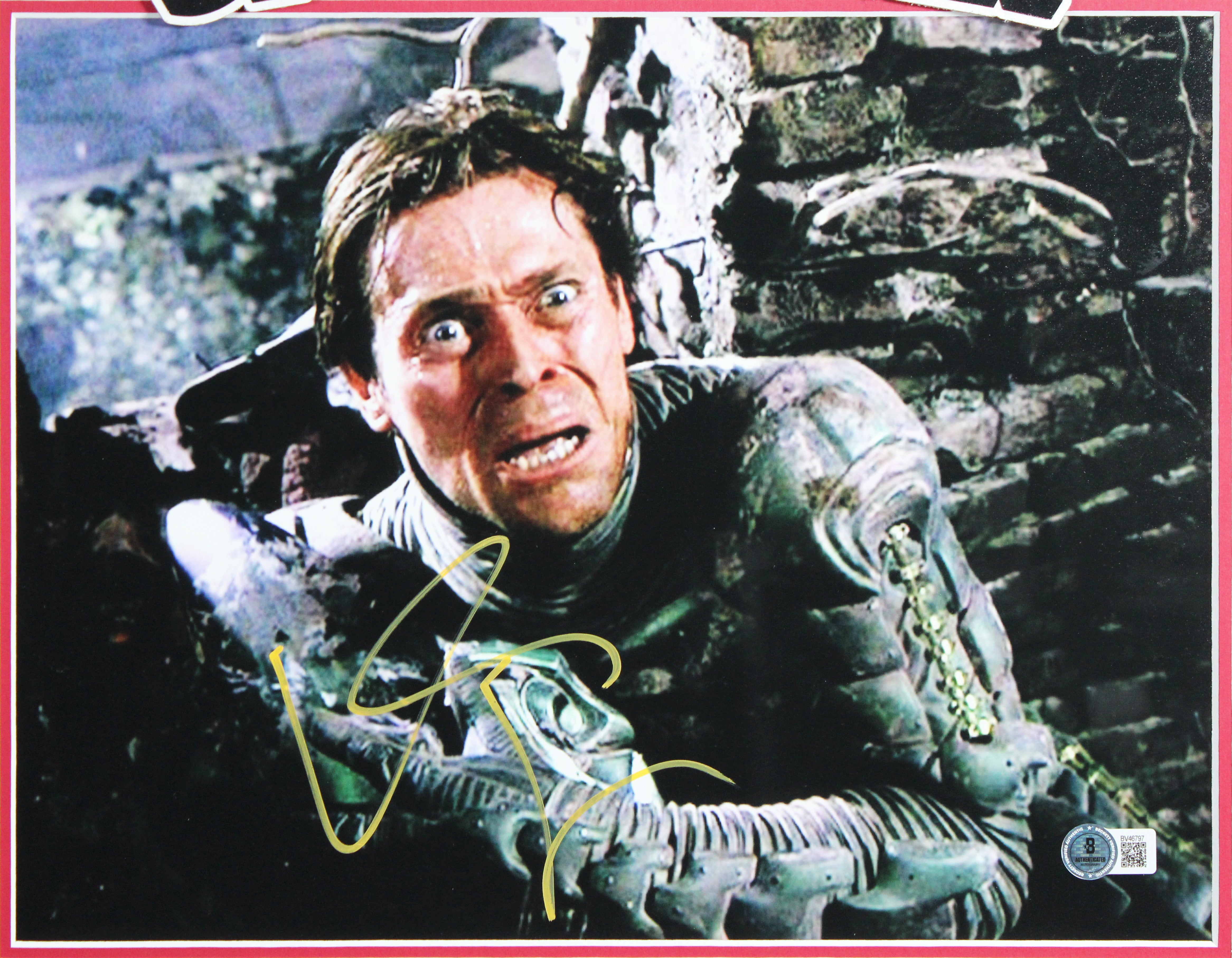 Willem DaFoe Spiderman Authentic Signed 11x14 Framed Photo BAS #BV46797