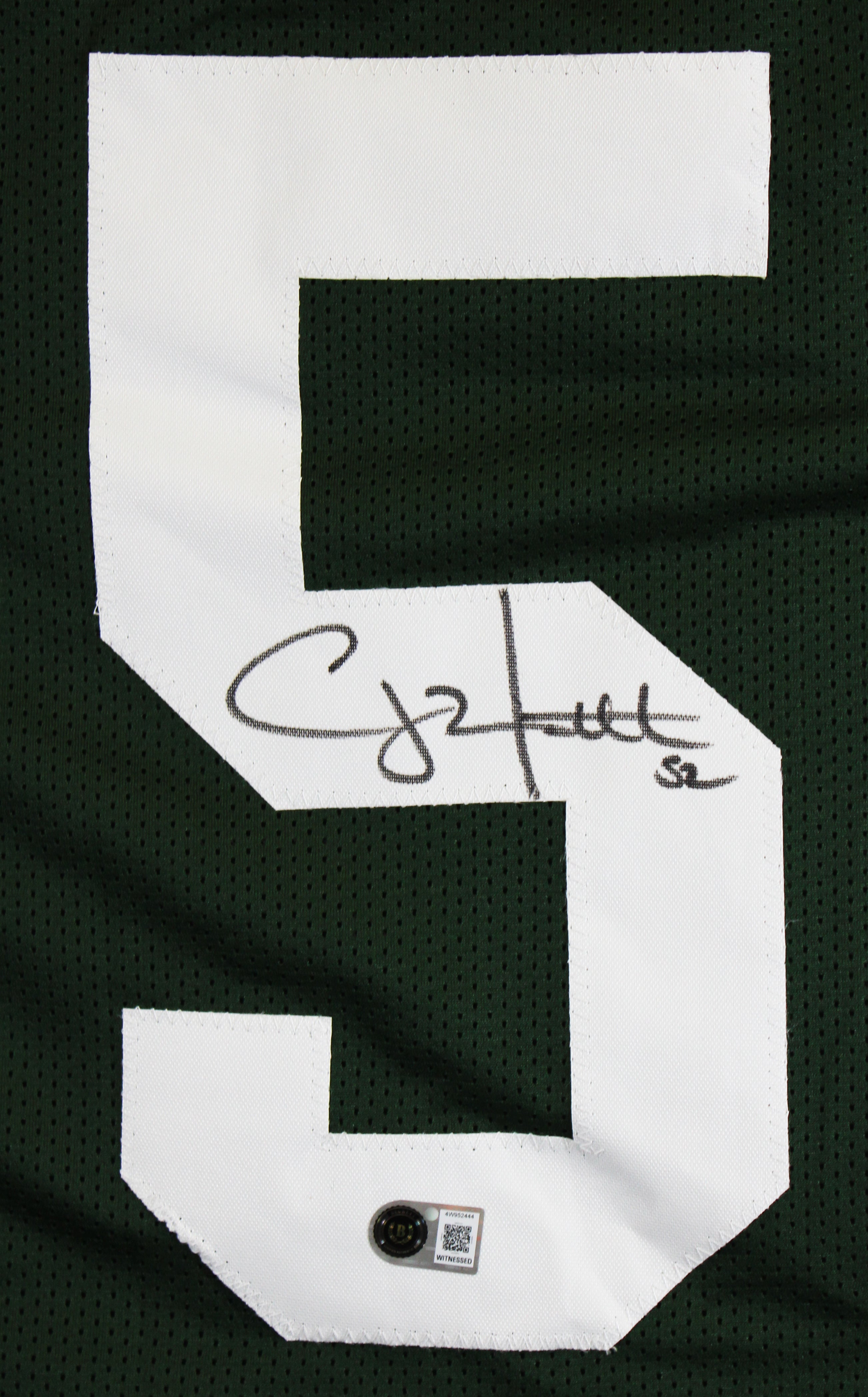 Clay Matthews III Authentic Signed Green Pro Style Jersey BAS Witnessed