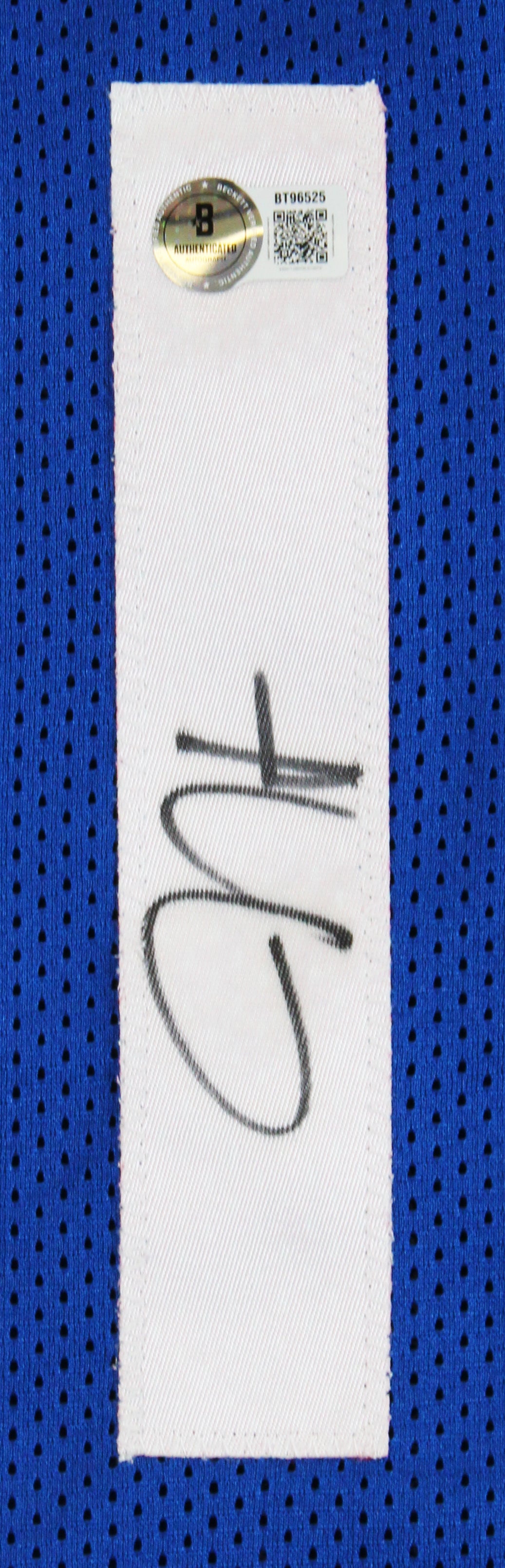 James Harden Authentic Signed Blue Pro Style Jersey Autographed BAS