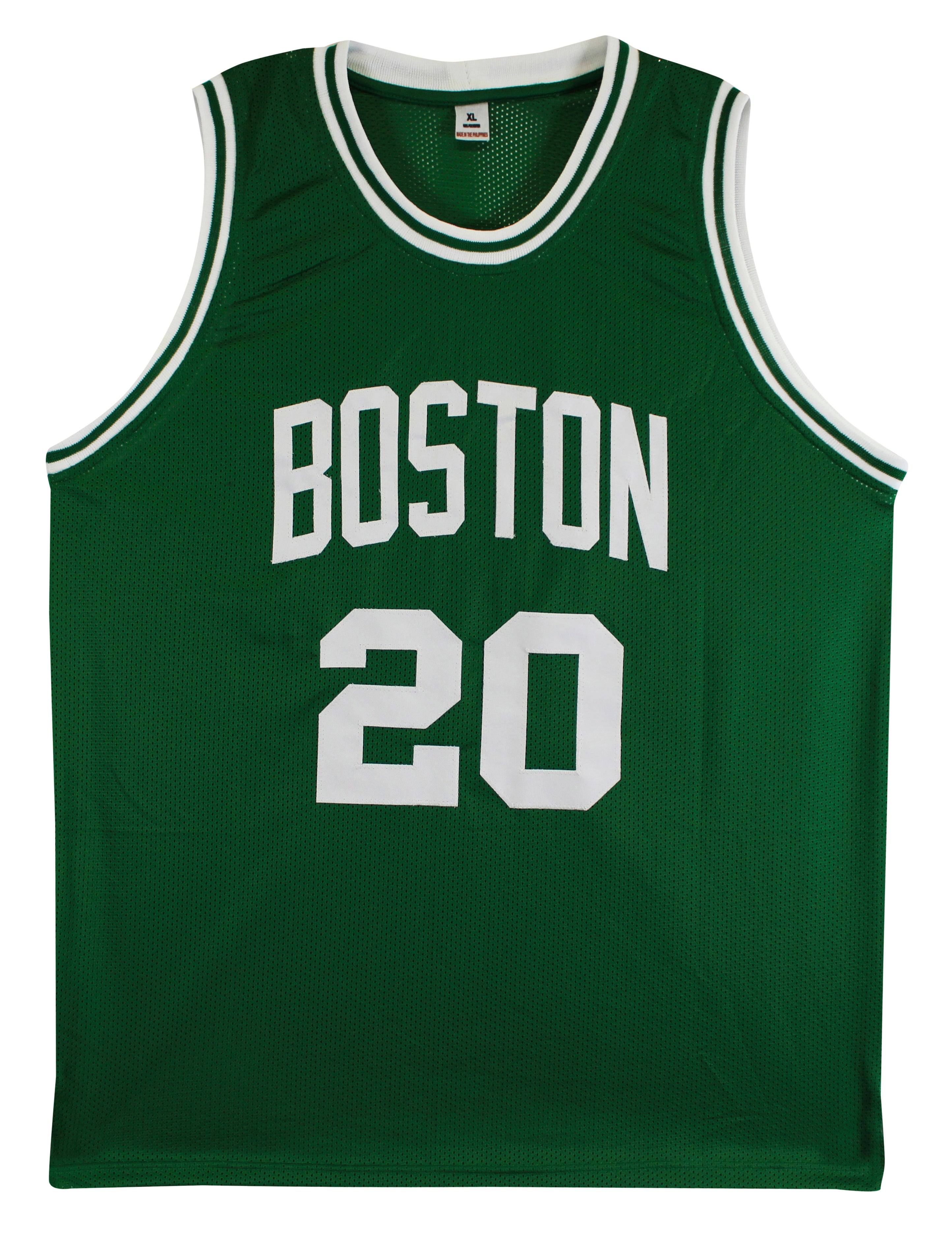 Ray Allen Authentic Signed Green Pro Style Jersey Autographed BAS Witnessed