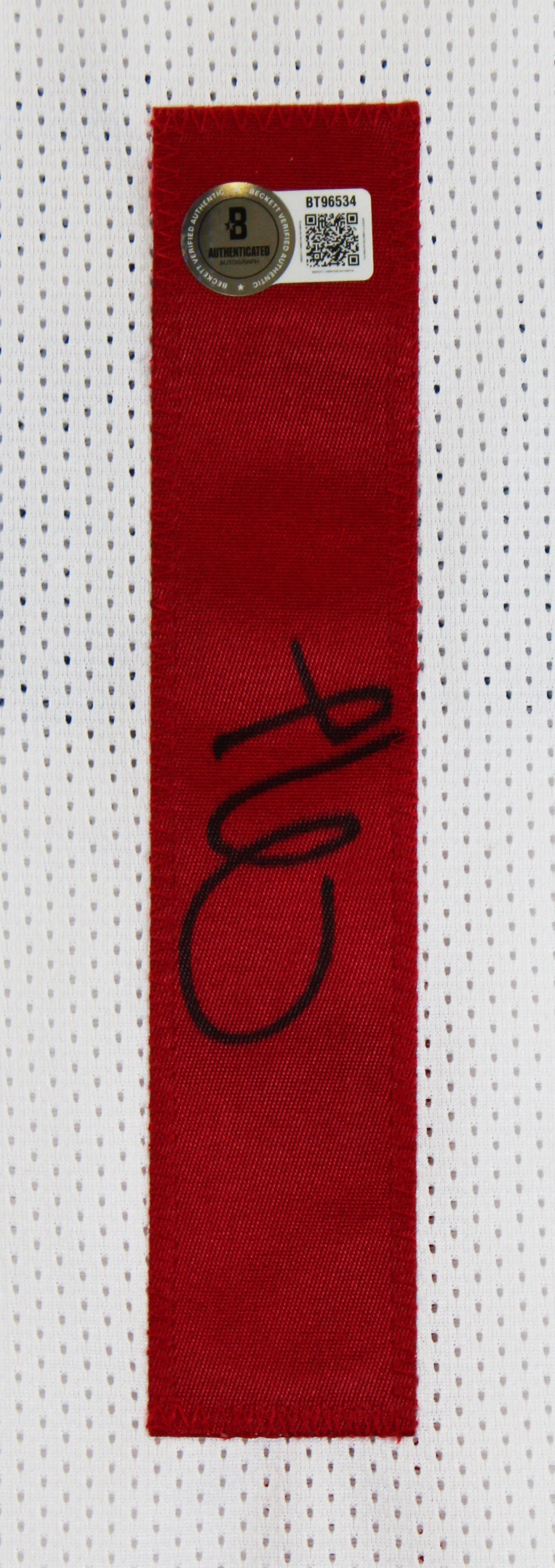 James Harden Authentic Signed White Pro Style Jersey Autographed BAS