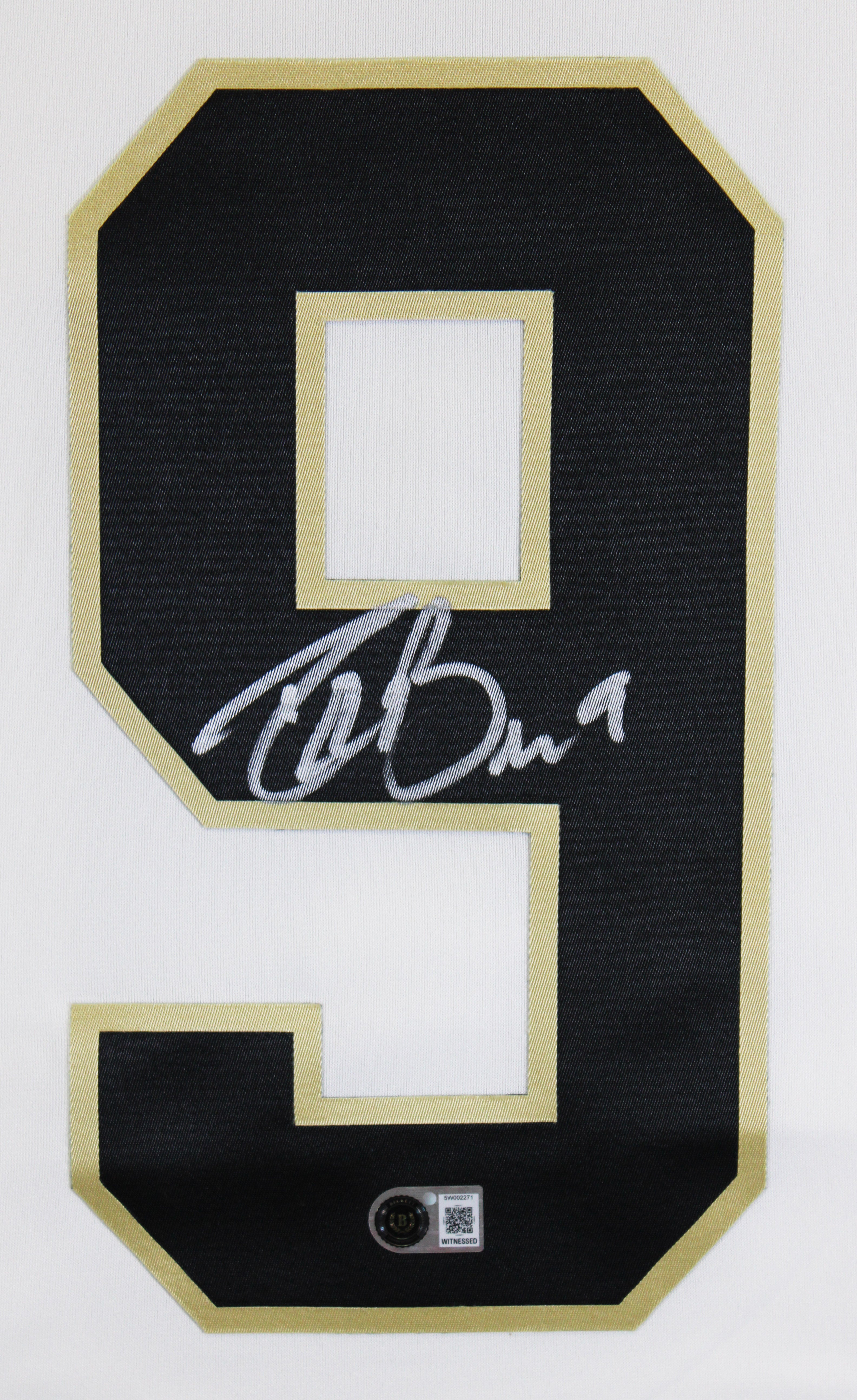 Saints Drew Brees Authentic Signed White Nike Limited Jersey BAS Witnessed