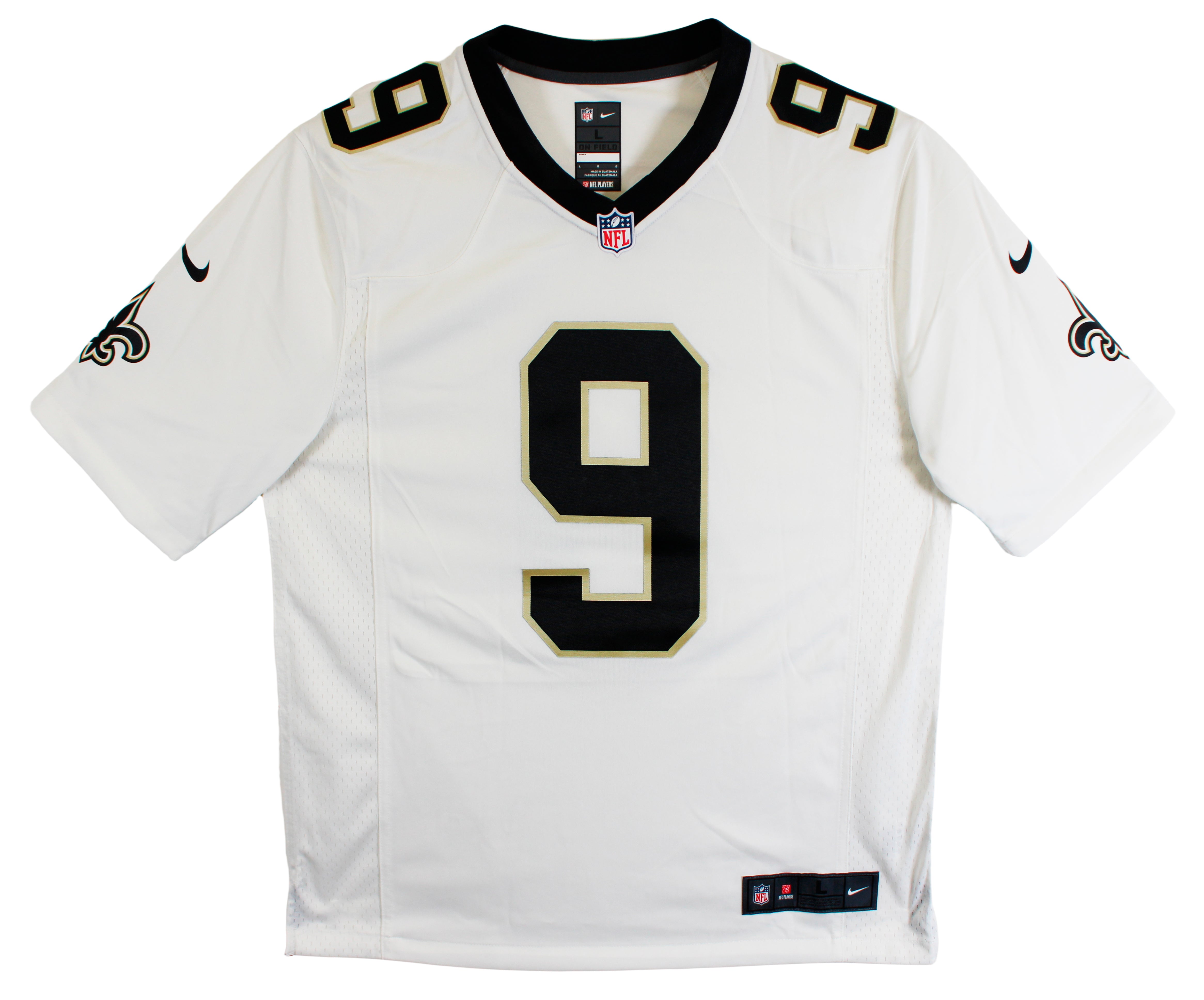 Saints Drew Brees Authentic Signed White Nike Limited Jersey BAS Witnessed