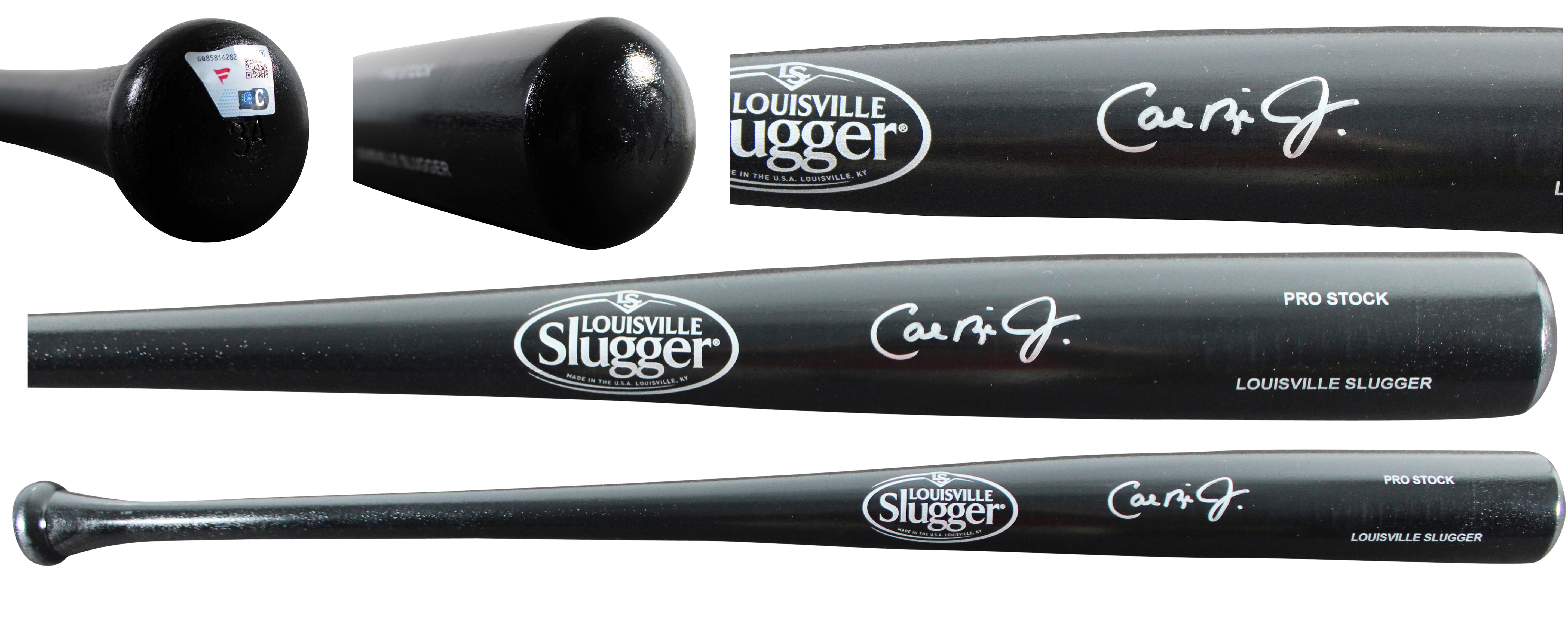 Orioles Cal Ripken Jr. Signed Black Louisville Slugger Baseball Bat Fanatics