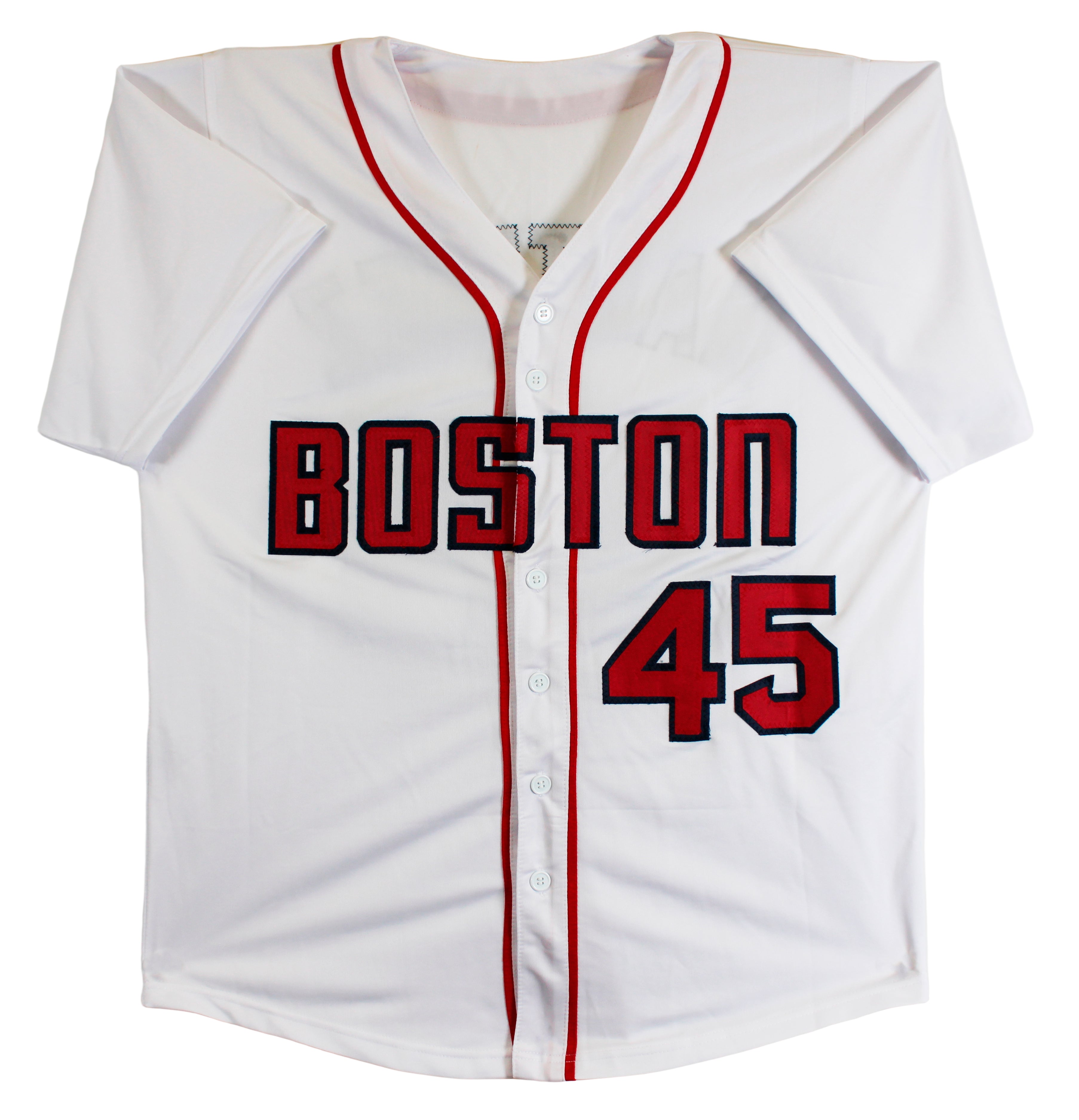 Pedro Martinez Authentic Signed White Pro Style Jersey Autographed BAS Witnessed