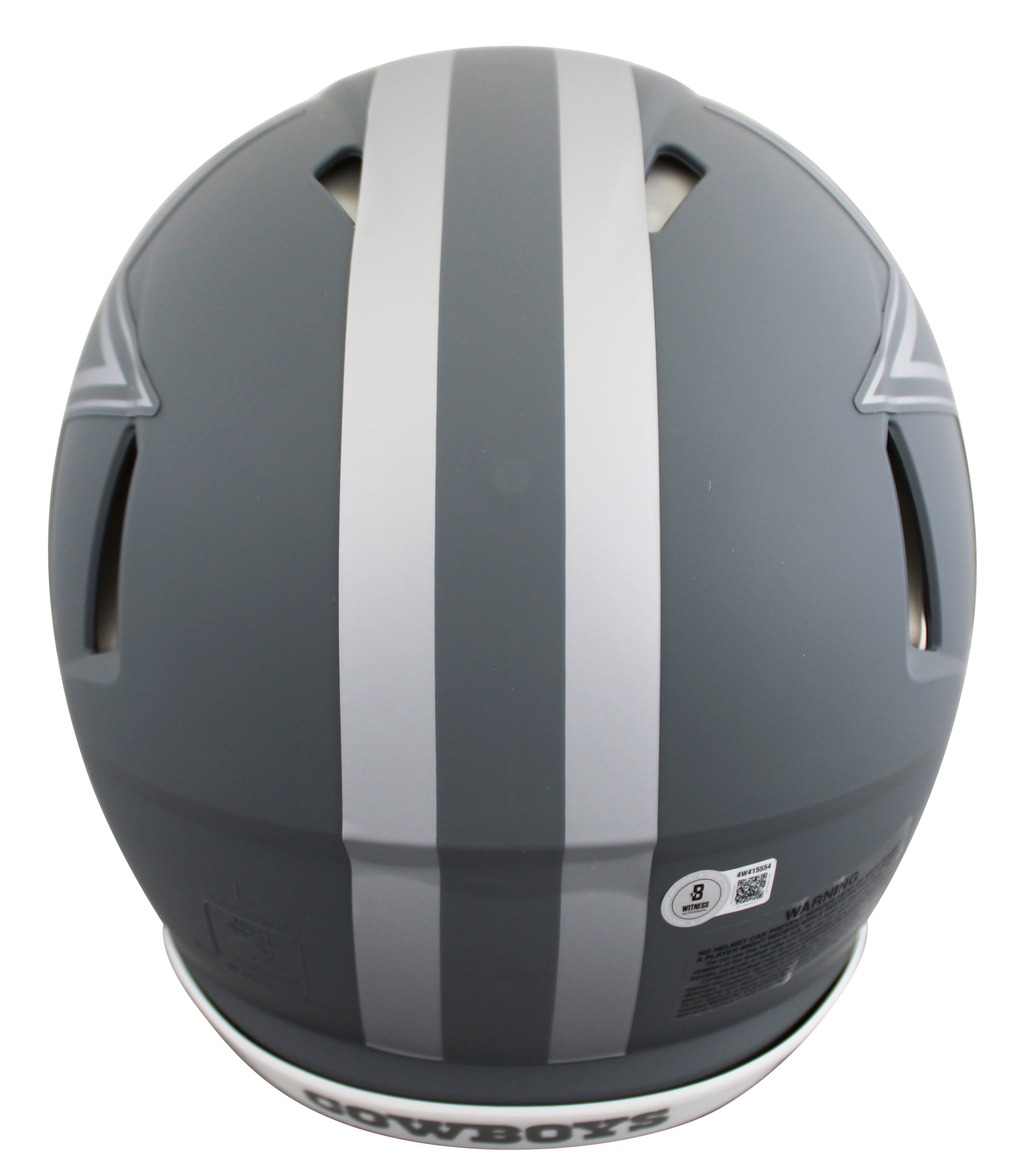 Cowboys Dez Bryant Signed Slate Full Size Speed Proline Helmet BAS Witnessed