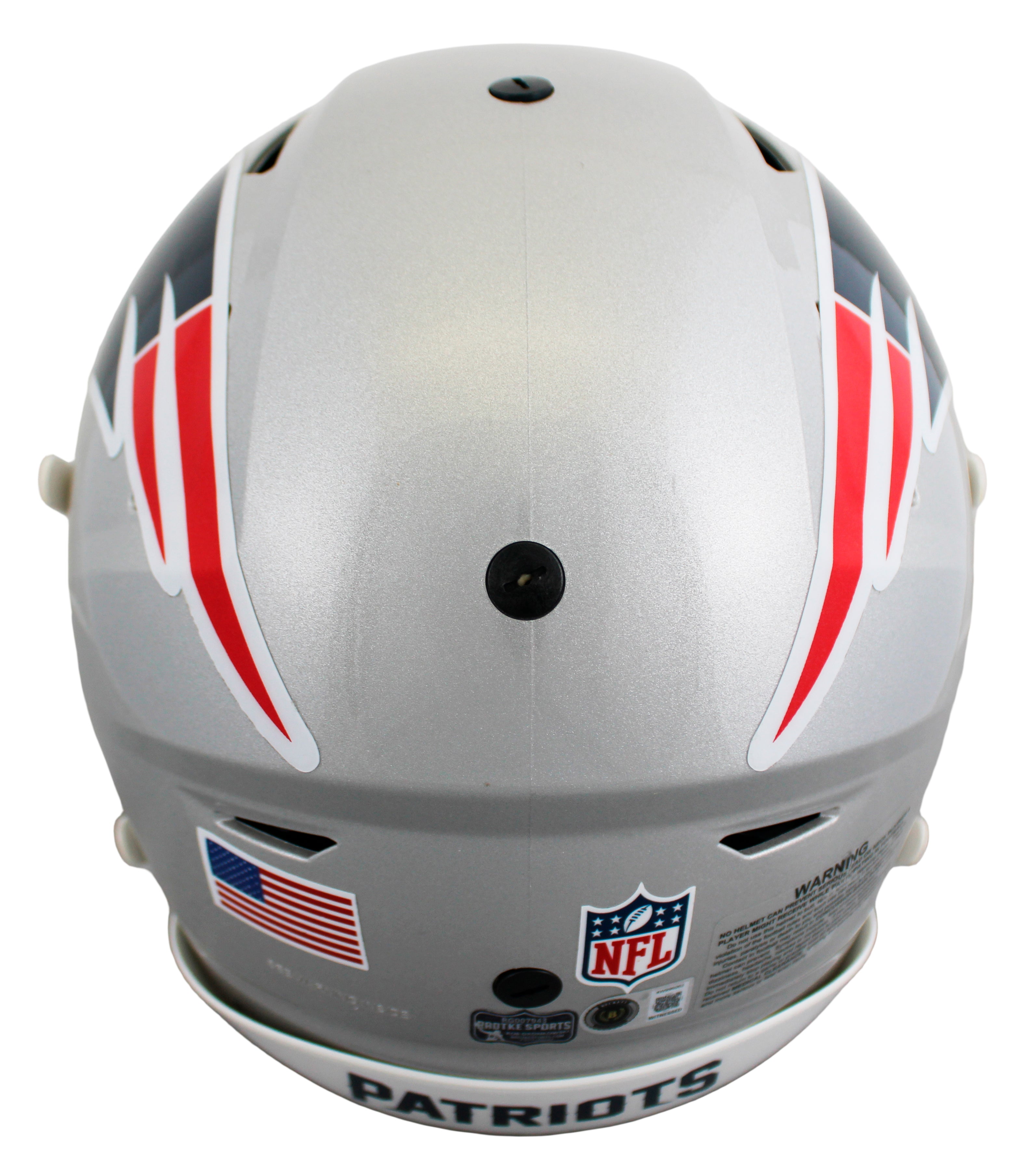 Patriots Rob Gronkowski Signed Speed Flex Full Size Helmet BAS Witnessed