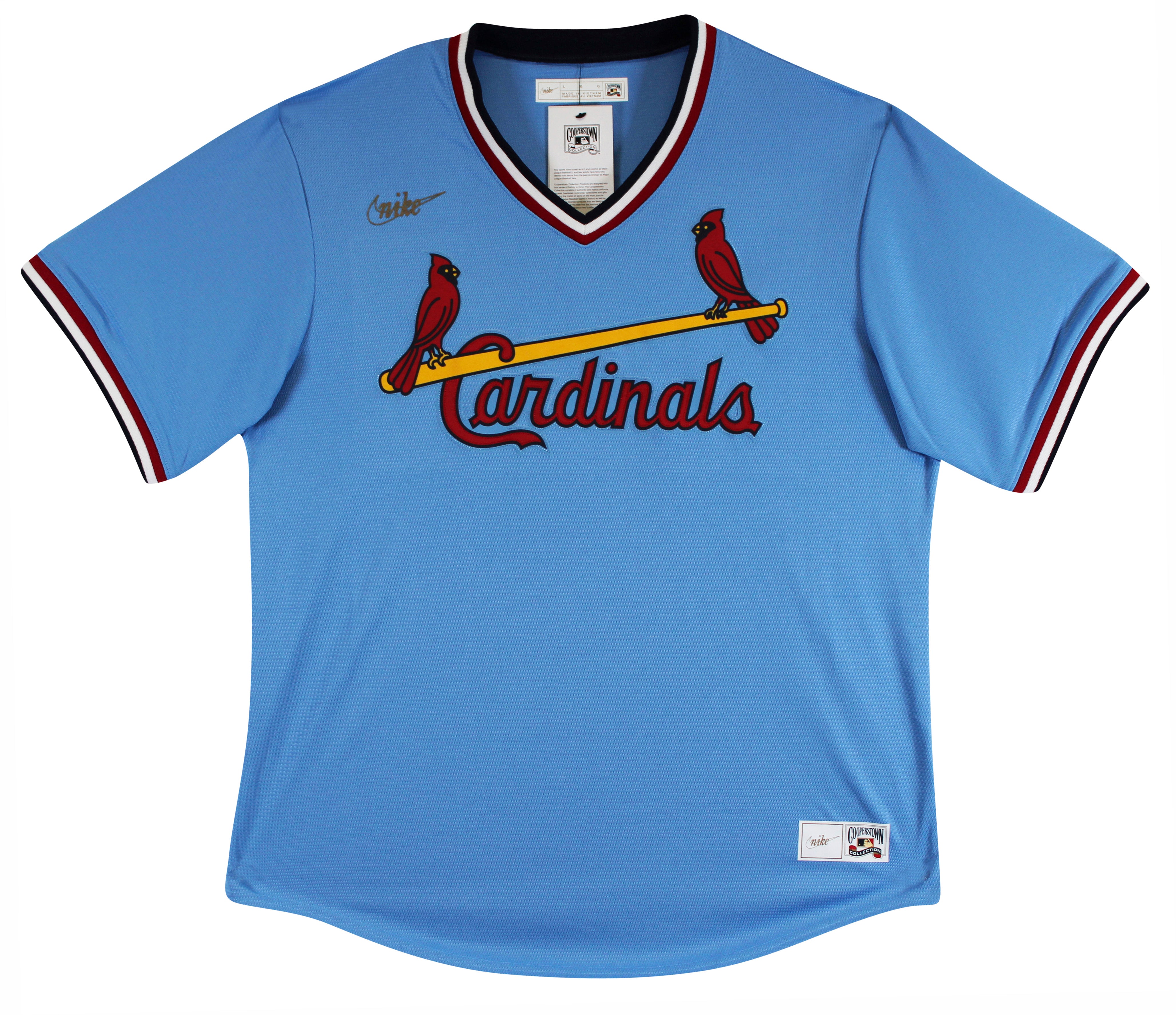 Cardinals Ozzie Smith Authentic Signed Light Blue Nike Jersey Fanatics
