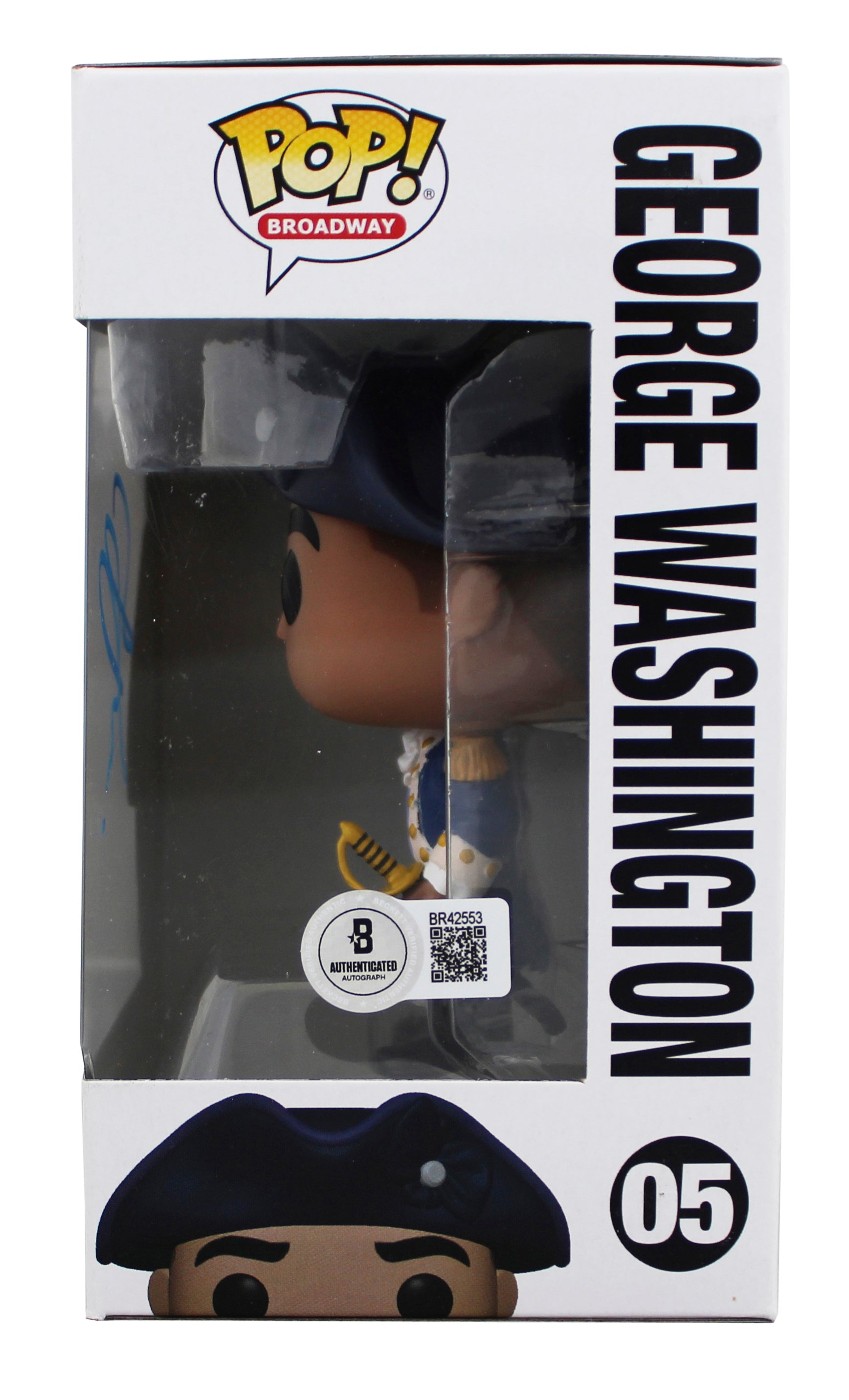 Christopher Jackson Hamilton Signed #05 Funko Pop Vinyl Figure BAS #BR42553
