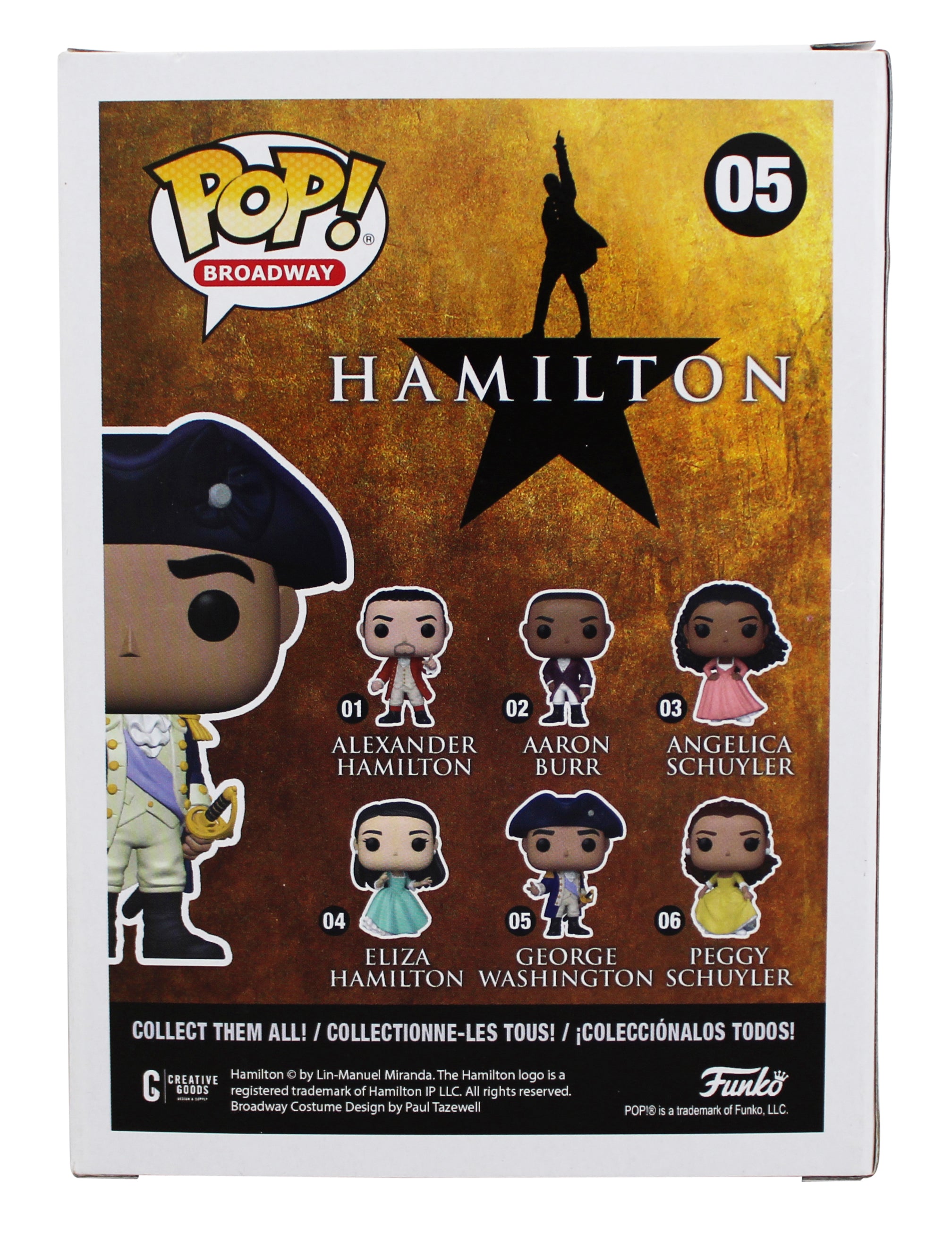 Christopher Jackson Hamilton Signed #05 Funko Pop Vinyl Figure BAS #BR42553