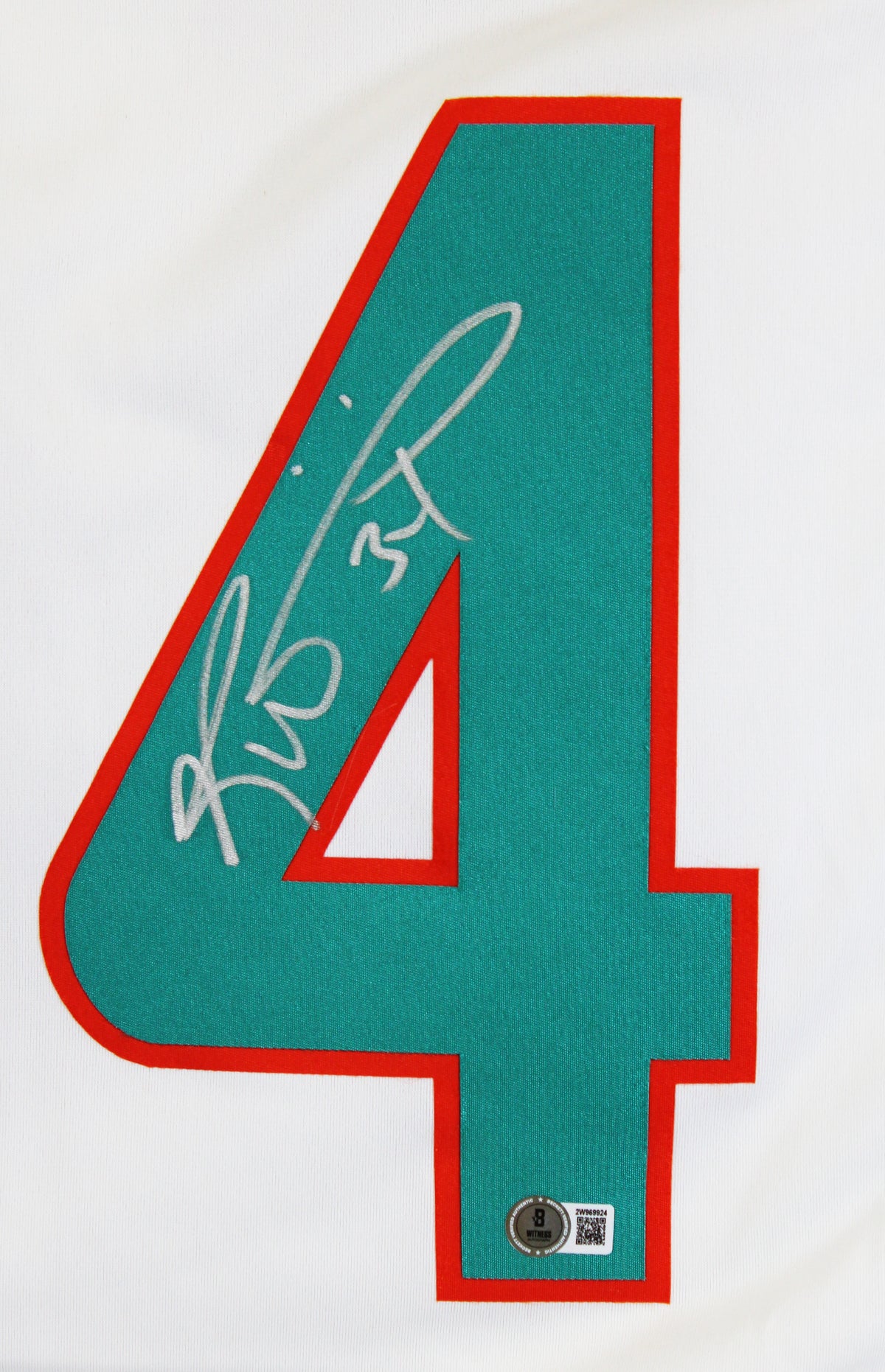 Dolphins Ricky Williams Authentic Signed White Nike Limited Jersey BAS Witnessed