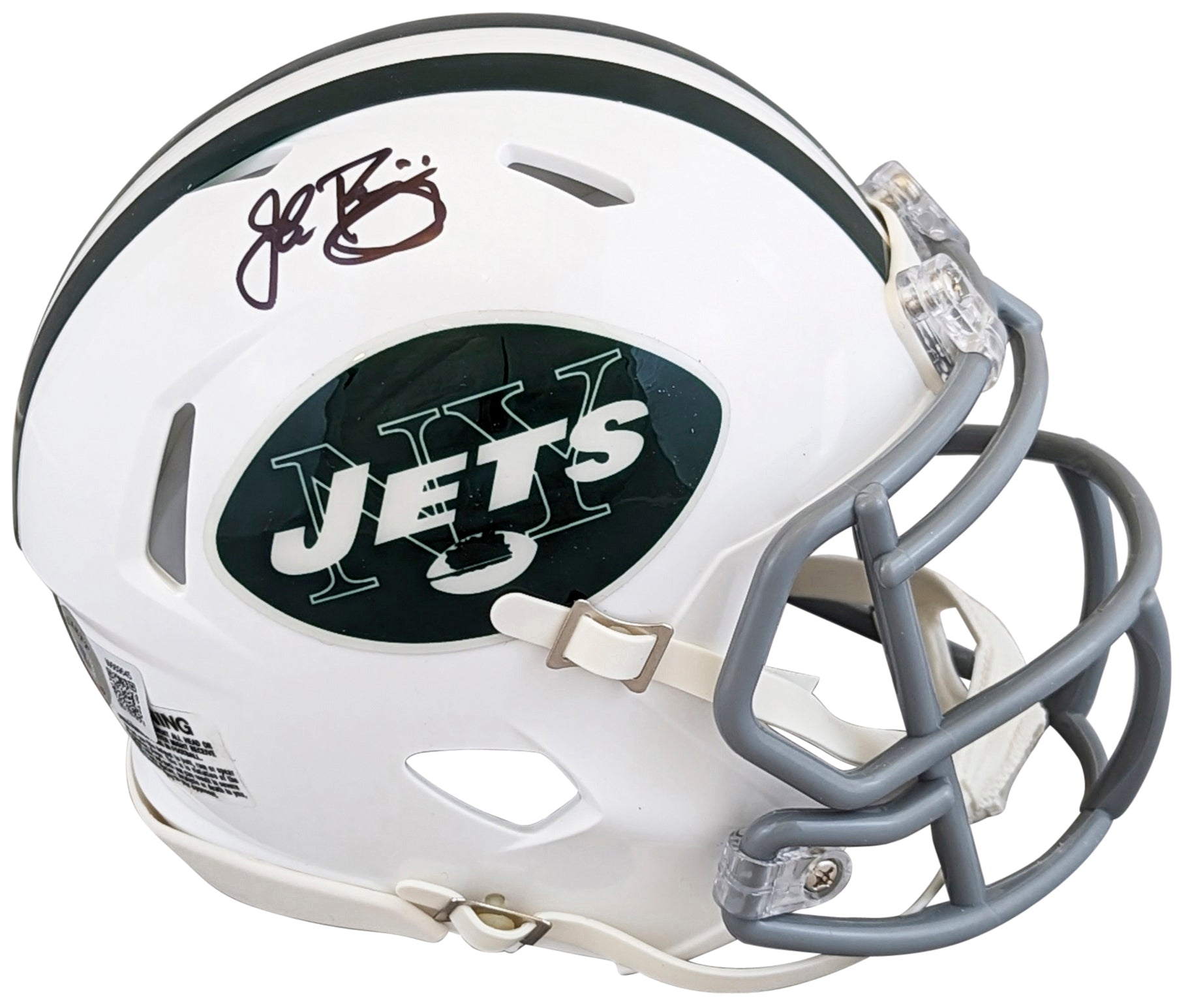 Jets John Riggins Authentic Signed 65-77 TB Speed Mini Helmet BAS Witnessed