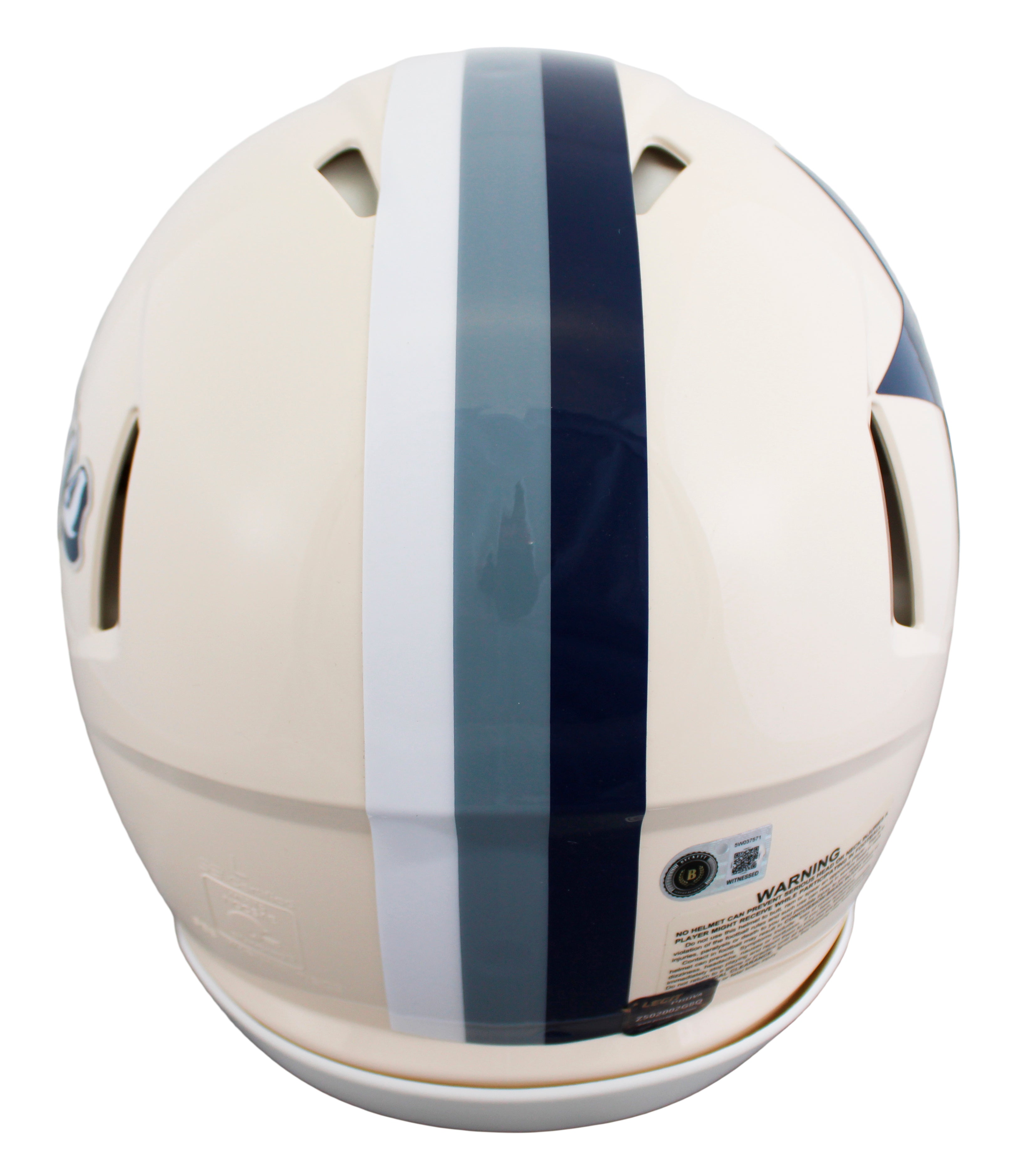 Cowboys Emmitt Smith Signed Retro Full Size Speed Proline Helmet BAS Witnessed
