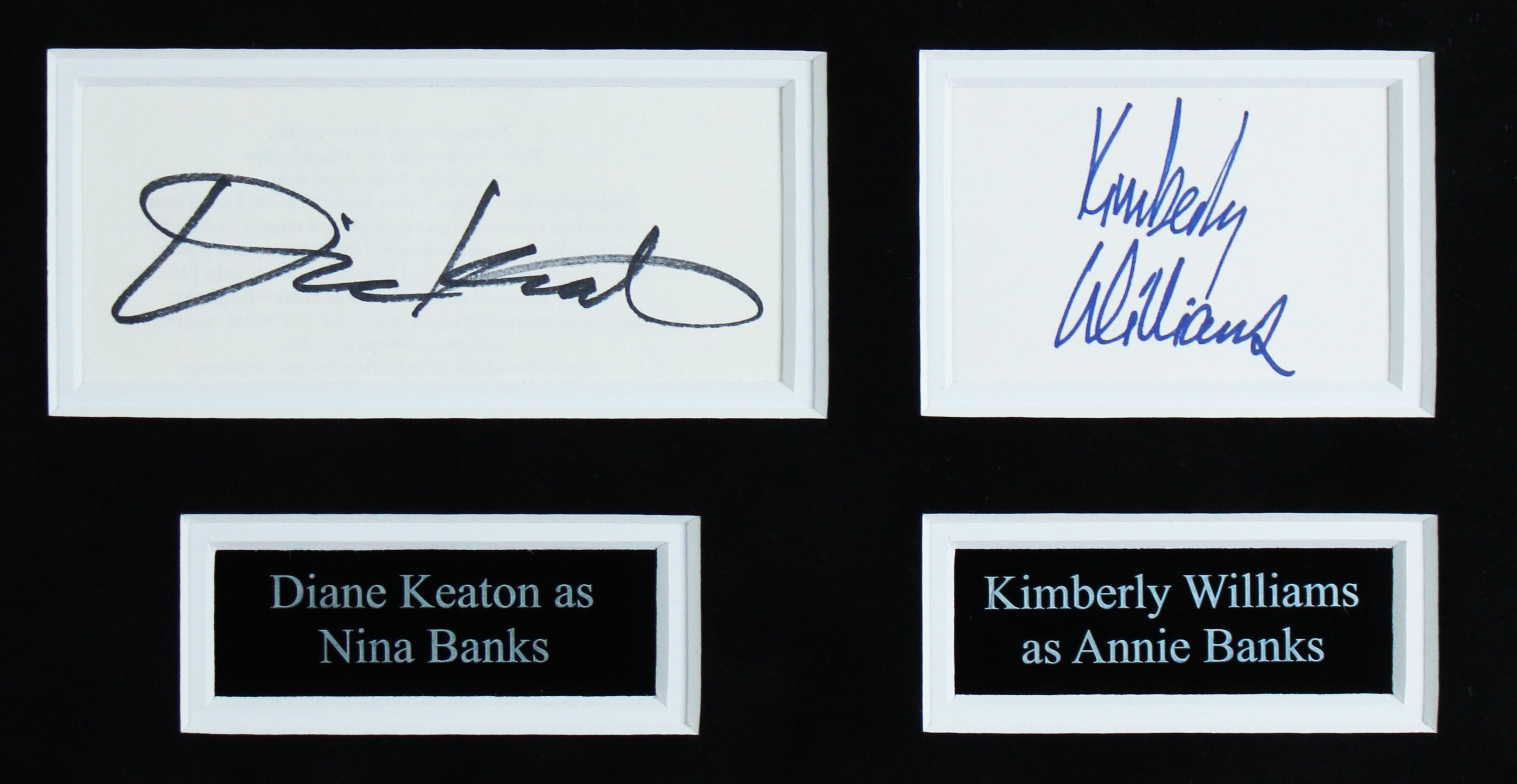 Father of the Bride (4) Martin Short Williams Keaton Signed Framed Display BAS