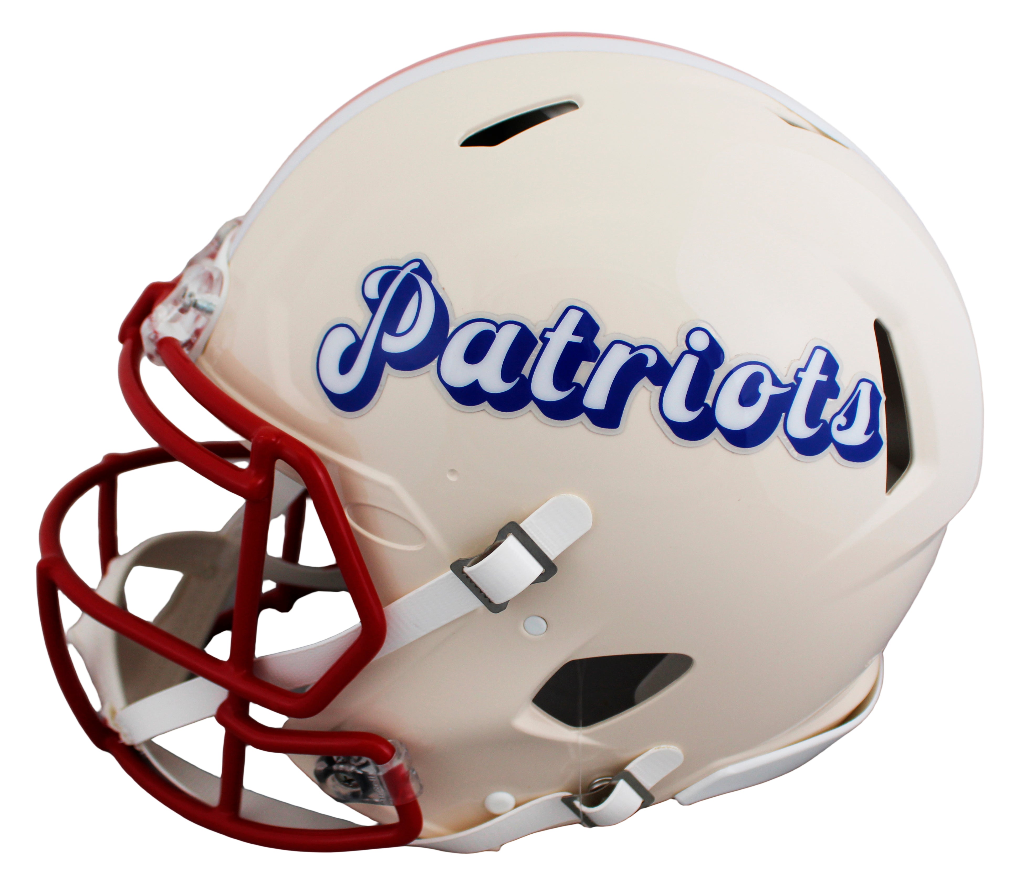 Patriots Rob Gronkowski Signed Retro Full Size Speed Proline Helmet BAS Witness