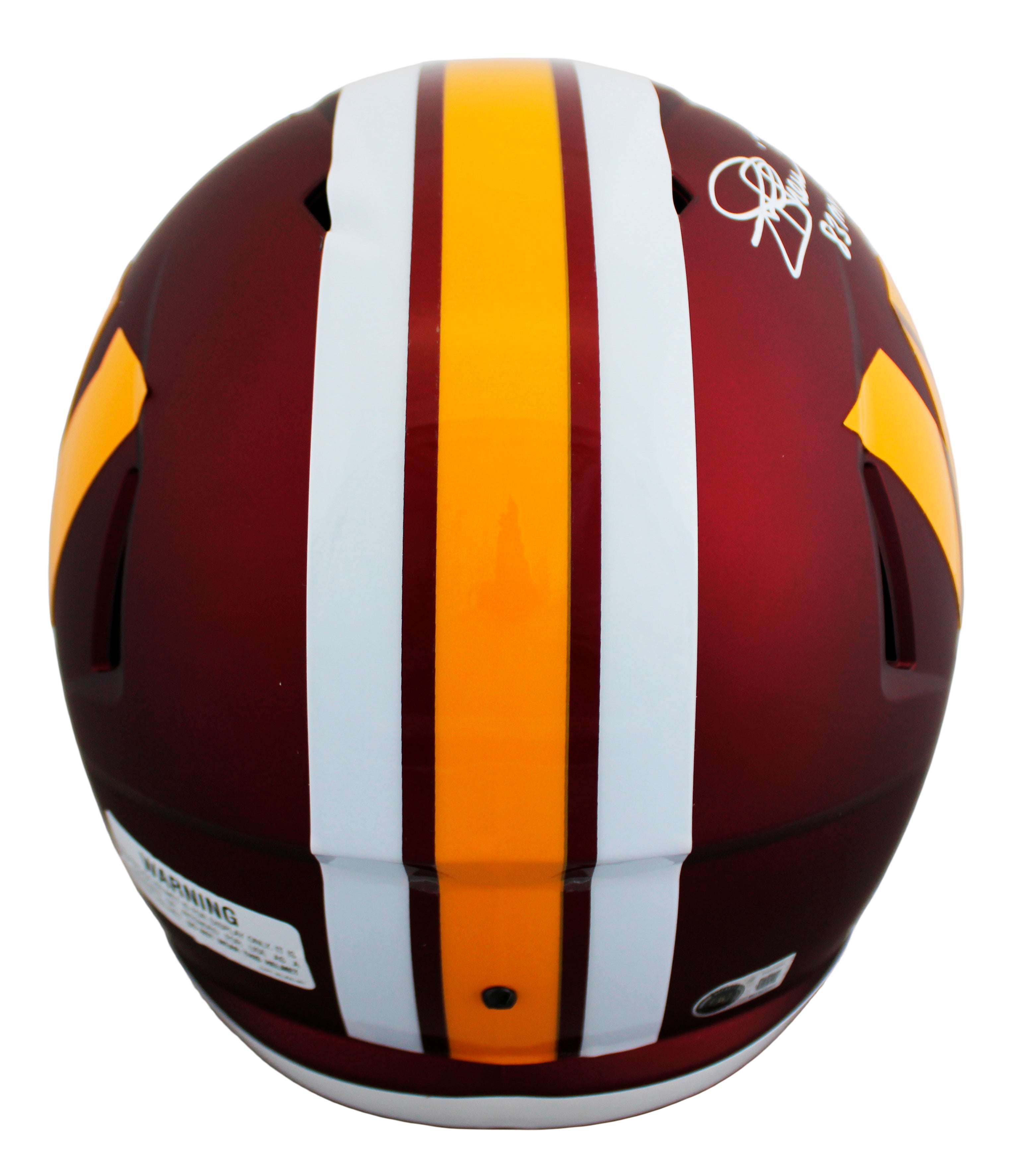 Joe Theismann Signed 2025 On-Field Alt Full Size Speed Rep Helmet W/ Case BAS W