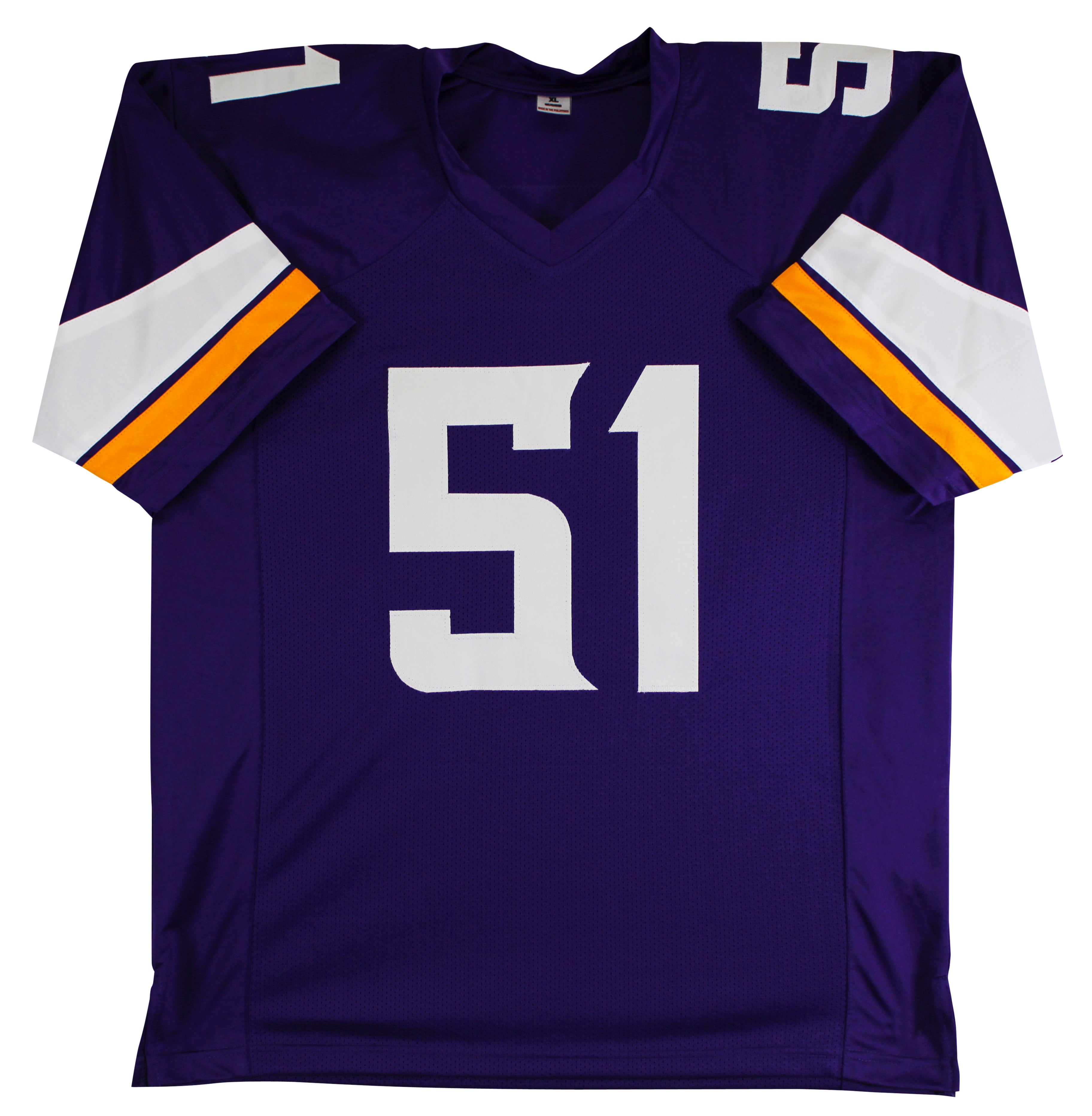 Blake Cashman Authentic Signed Purple Pro Style Jersey Autographed BAS Witnessed