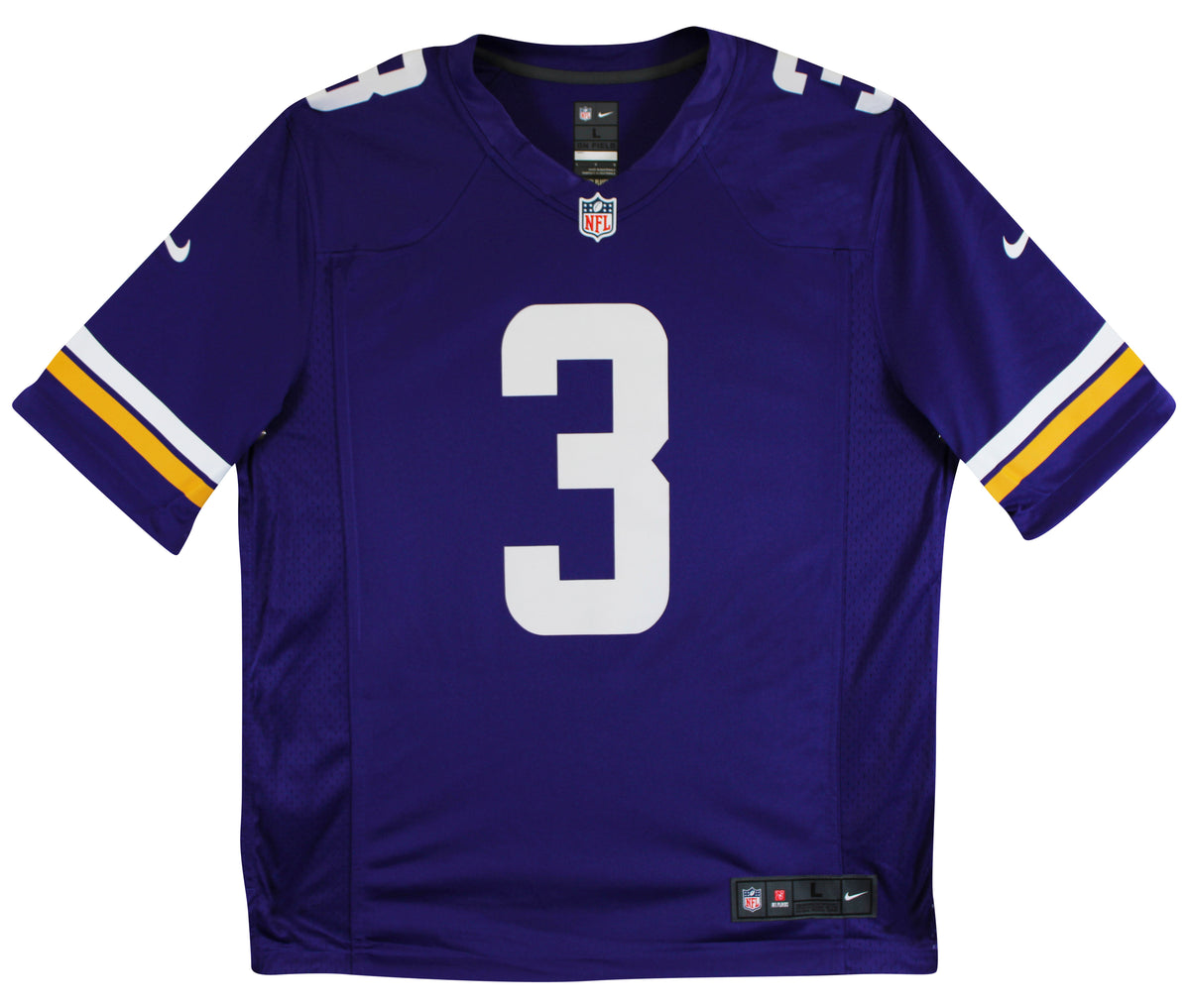 Vikings Jordan Addison Authentic Signed Purple Nike Limited Jersey BAS Witnessed