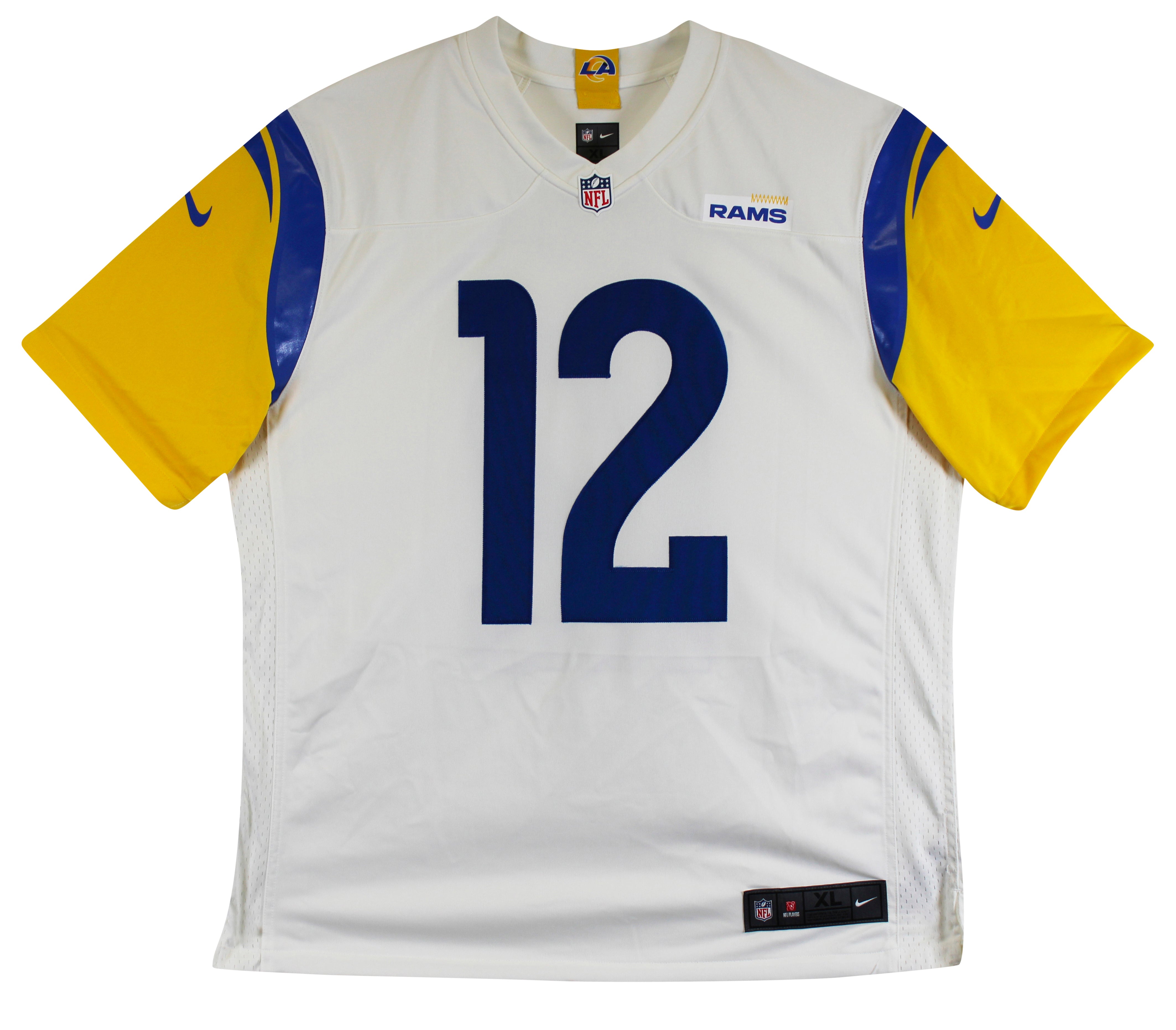 Rams Puka Nacua Authentic Signed White Nike Limited Jersey Autographed Fanatics
