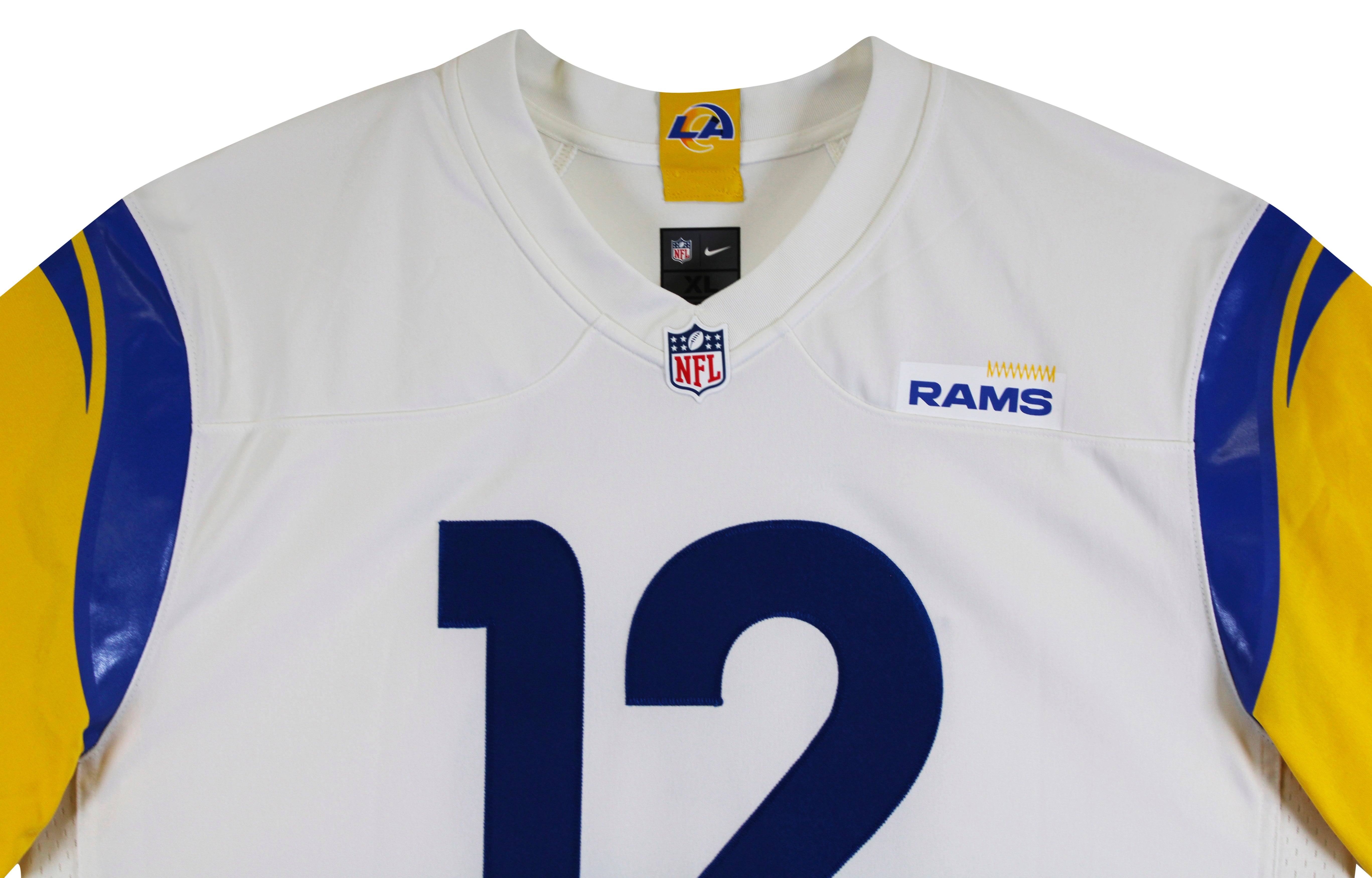 Rams Puka Nacua Authentic Signed White Nike Limited Jersey Autographed Fanatics
