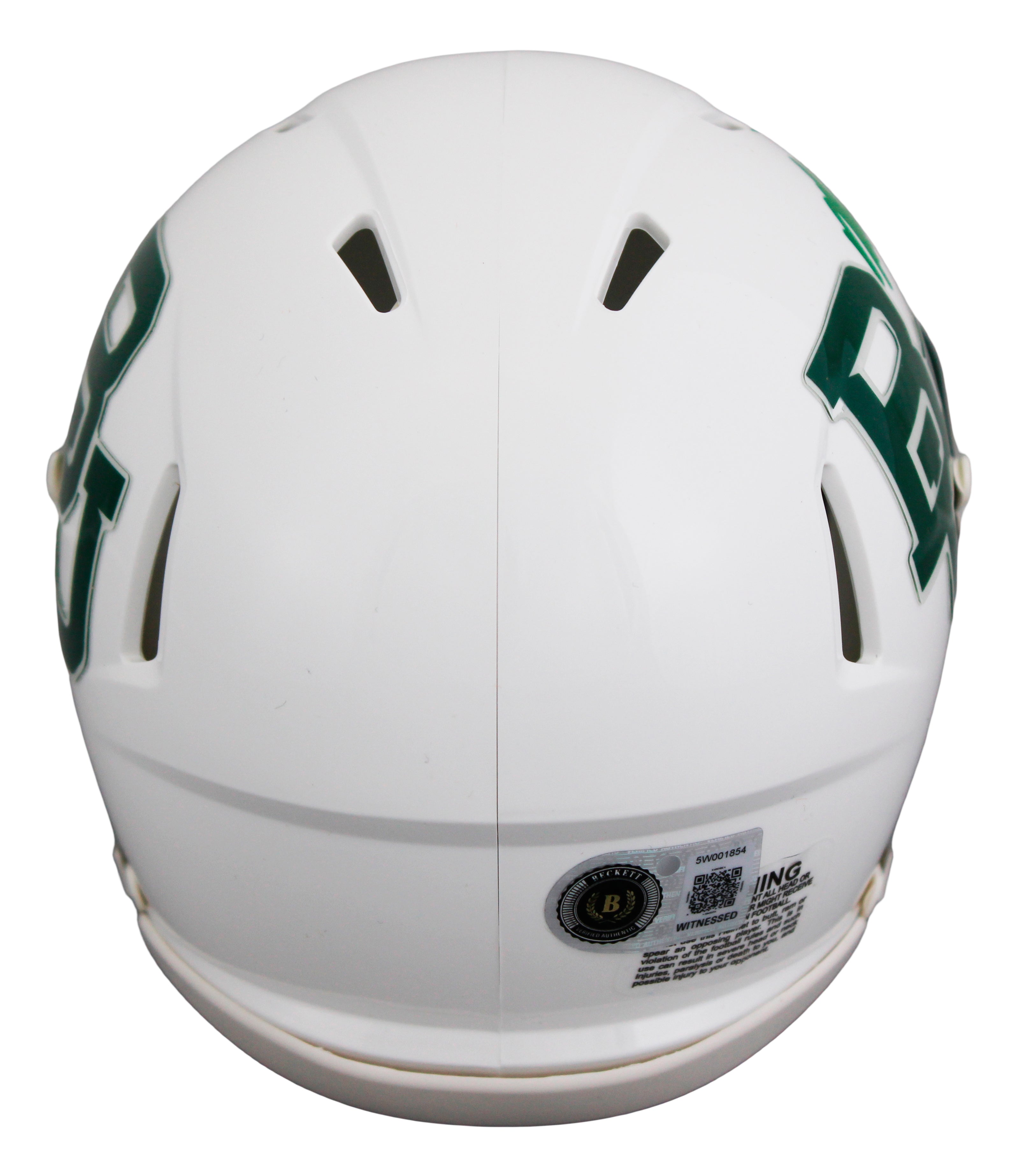 Baylor Mike Singletary Authentic Signed Speed Mini Helmet BAS Witnessed