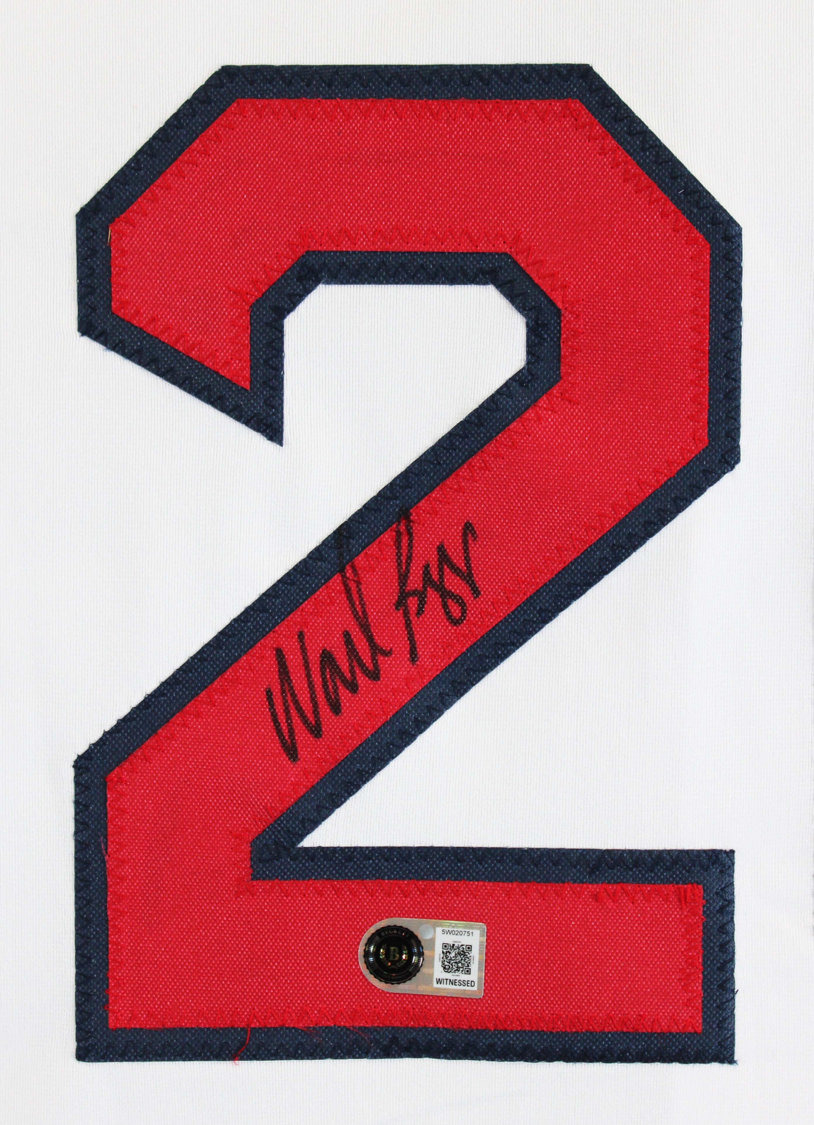 Wade Boggs Authentic Signed White Pro Style Jersey Autographed BAS Witnessed 2