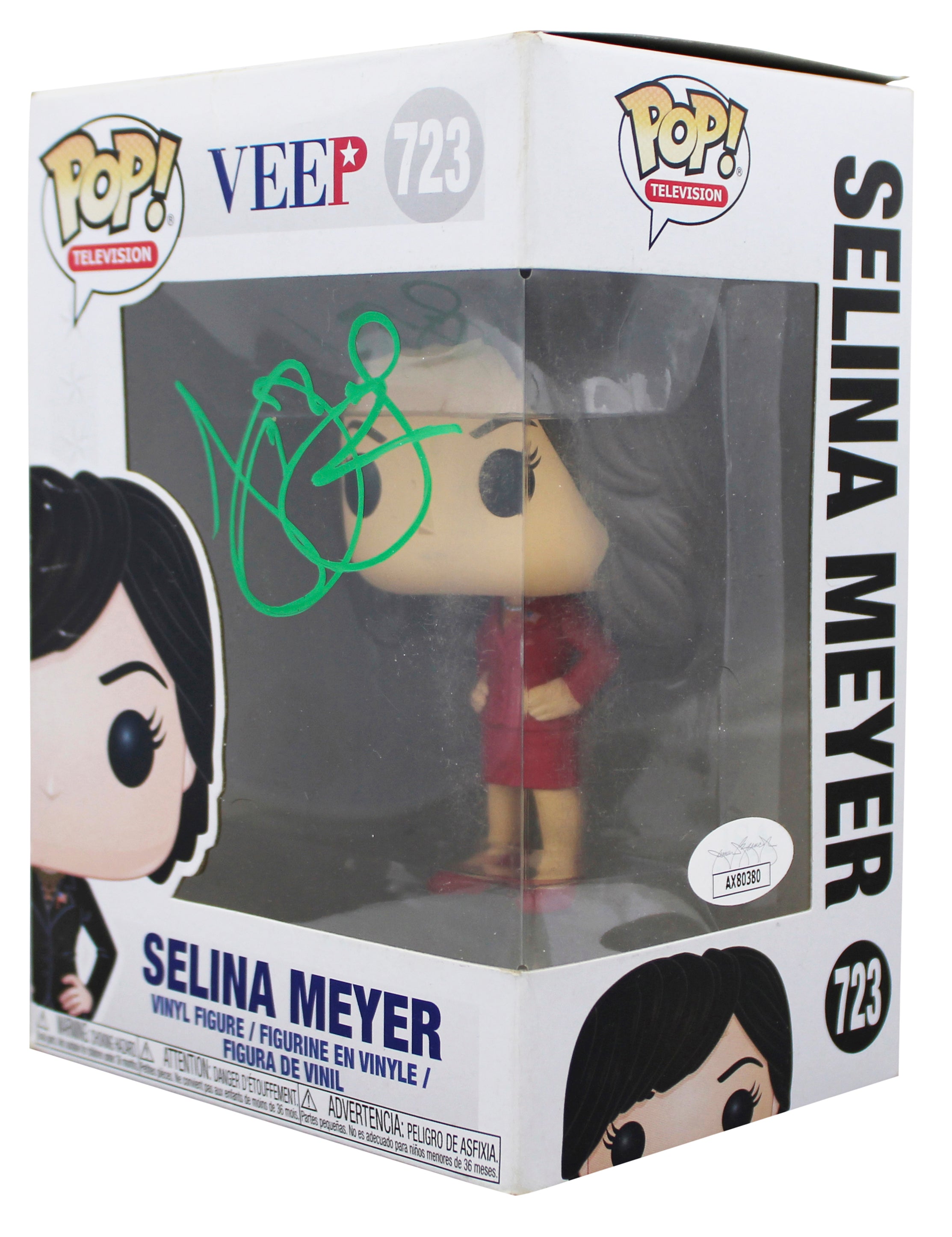 Julia Louis-Dreyfus Veep Signed Selina Meyer #723 Funko Pop Figure JSA #AX80380