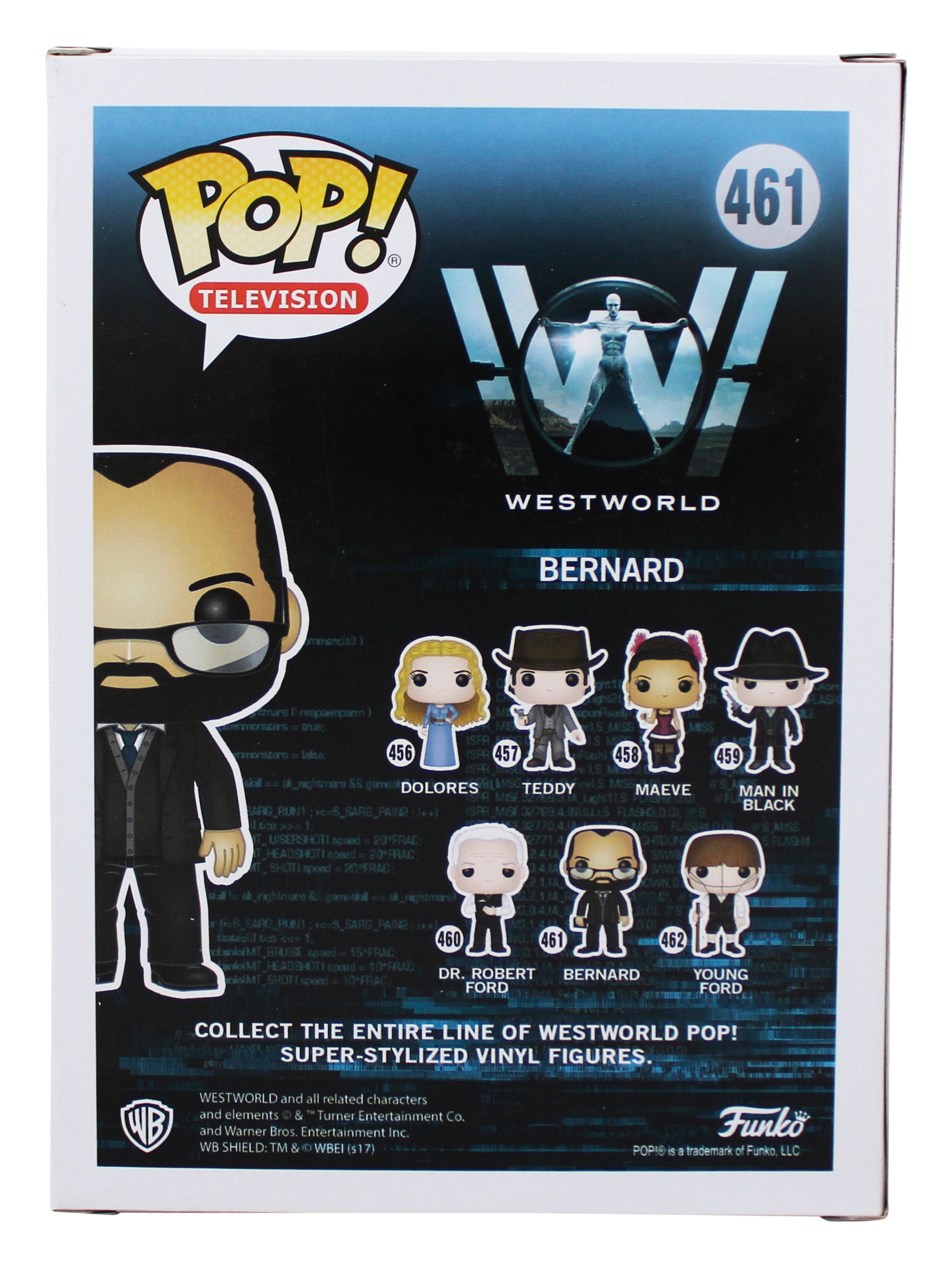 Jeffrey Wright Westworld Signed Bernard #461 Funko Pop Figure PSA/DNA #AK97708