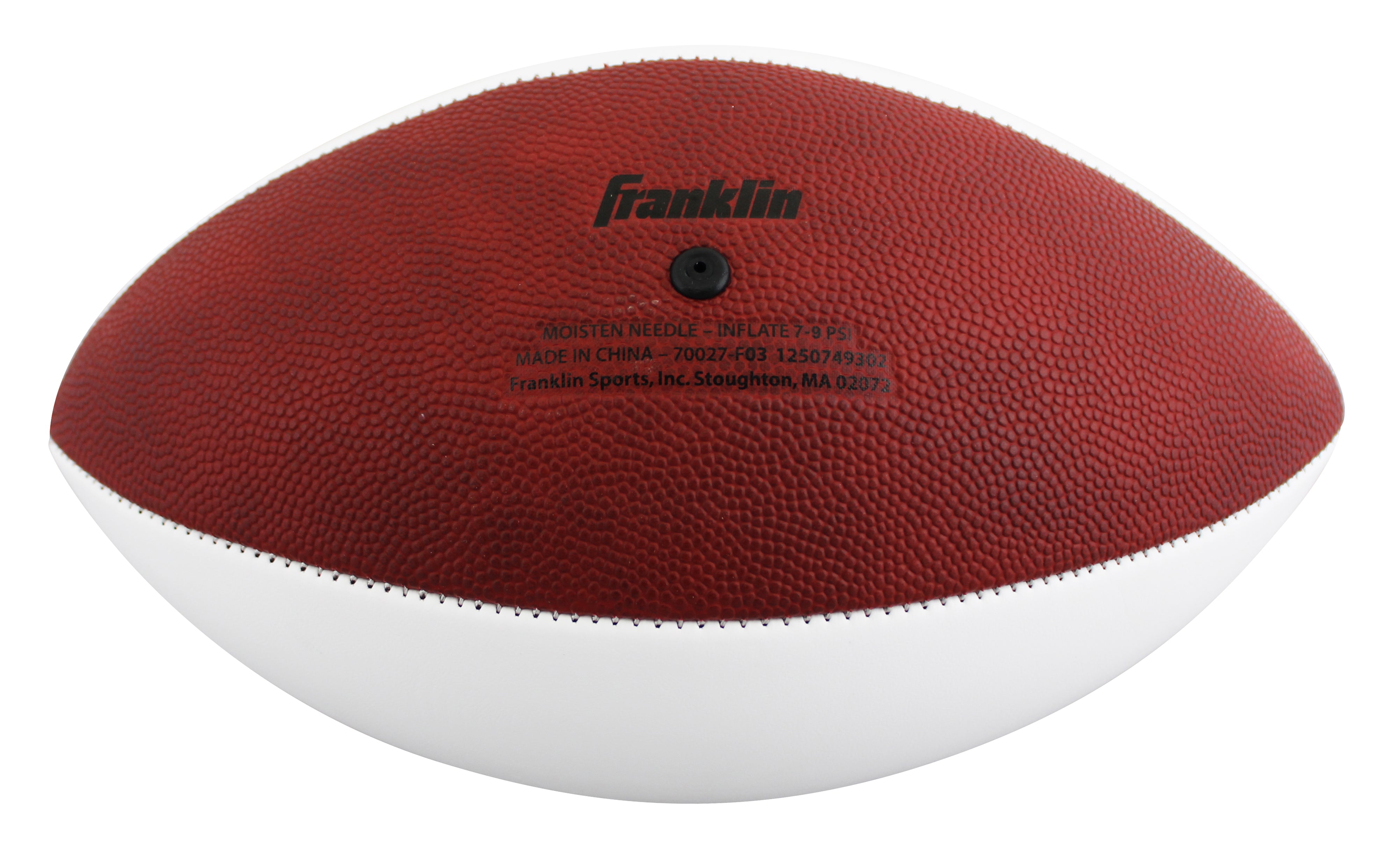 Cowboys Emmitt Smith Signed Franklin White Panel Logo Football BAS Witnessed