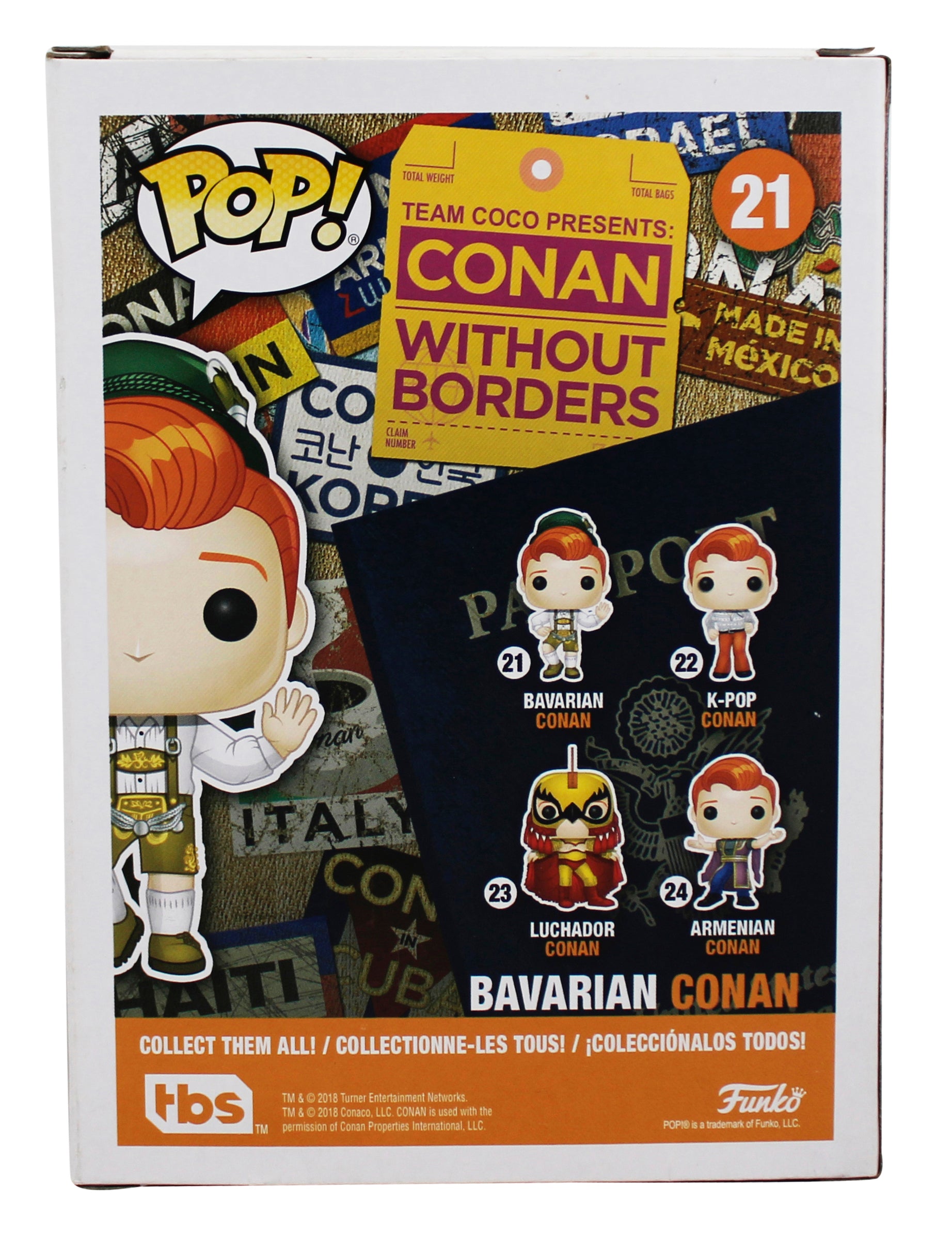 Conan O'Brien Signed Bavarian Conan #21 Funko Pop Vinyl Figure JSA #CH64112