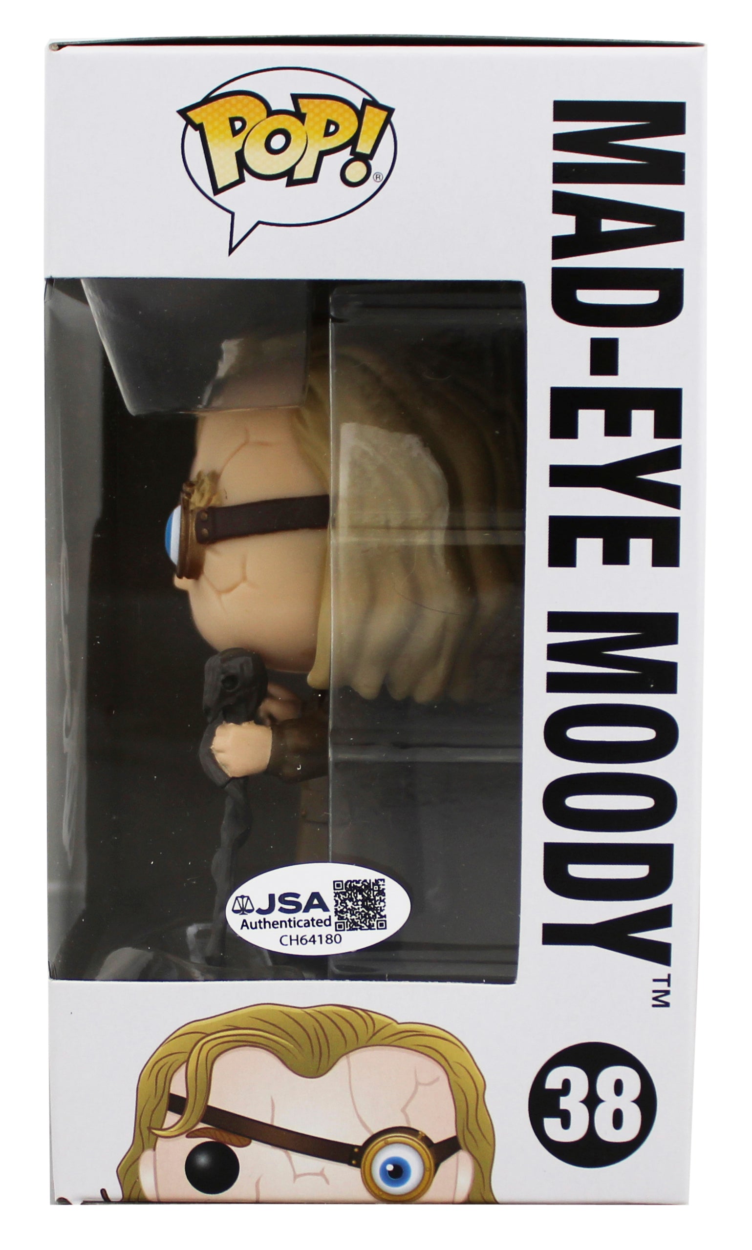 Brendan Gleeson Harry Potter Signed Mad-Eye Moody #38 Funko Pop Vinyl Figure JSA
