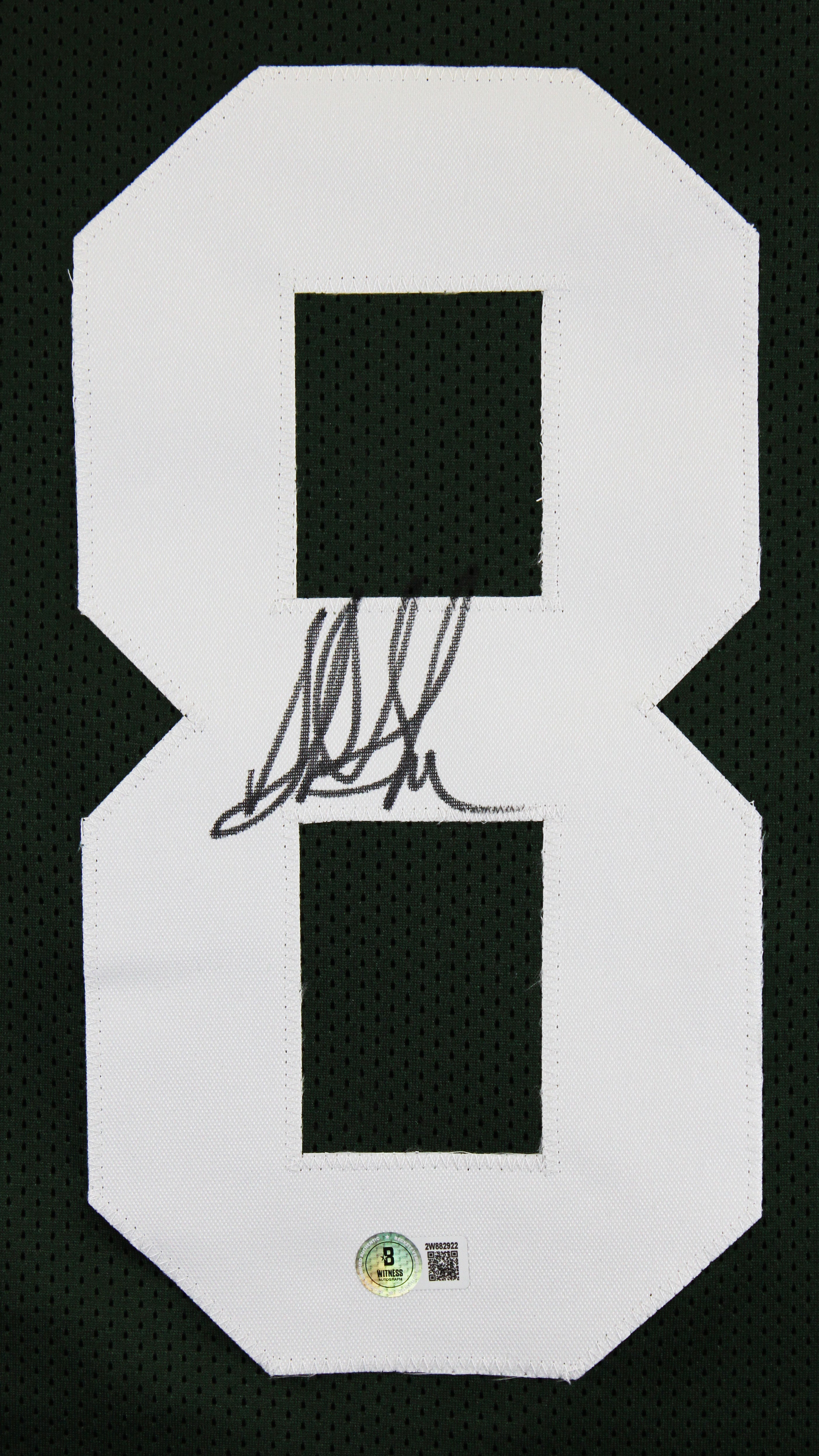 Sterling Sharpe  Authentic Signed Green Pro Style Jersey BAS Witnessed