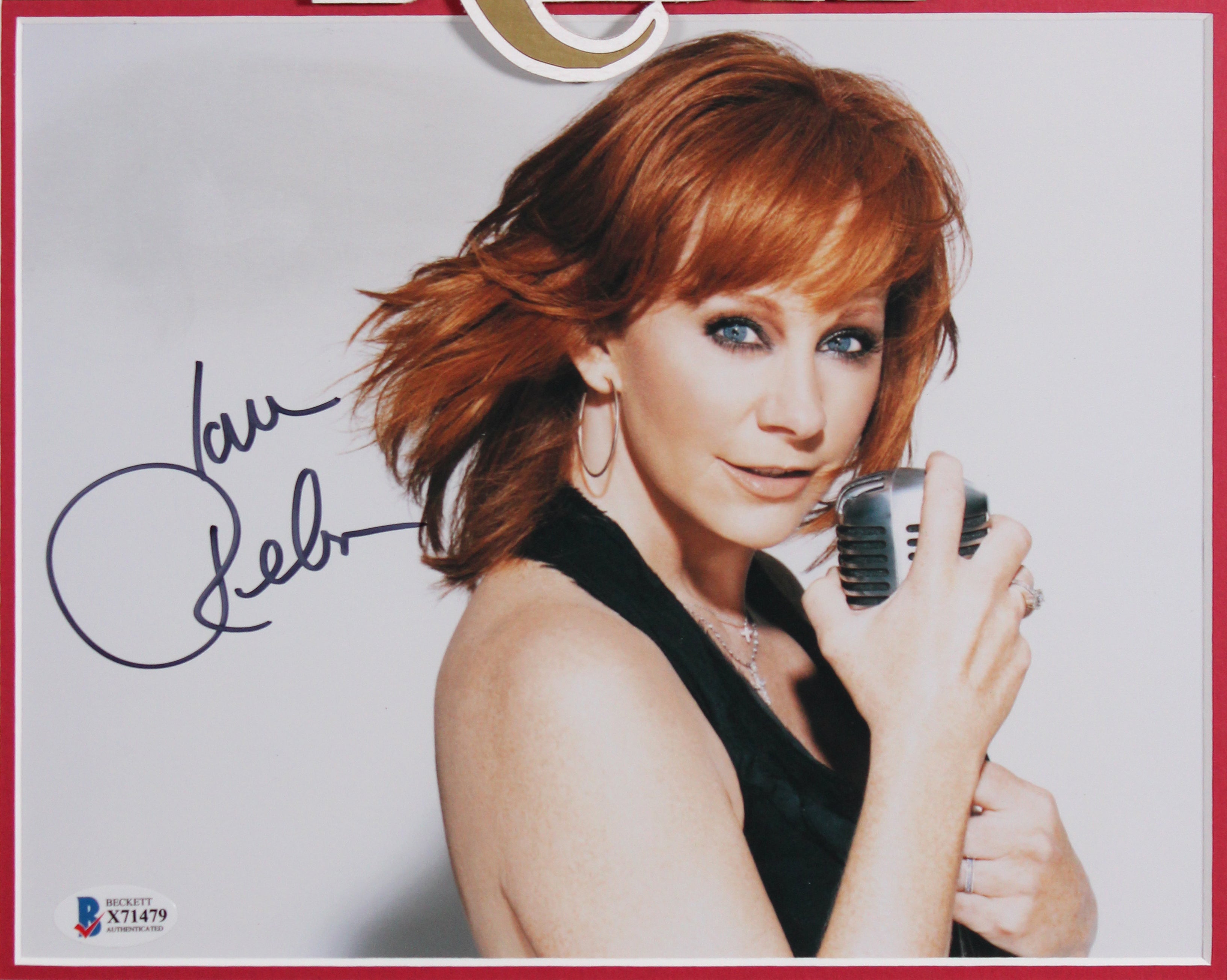 Reba McEntire Authentic Signed 8x10 Framed Photo Autographed BAS #X71479