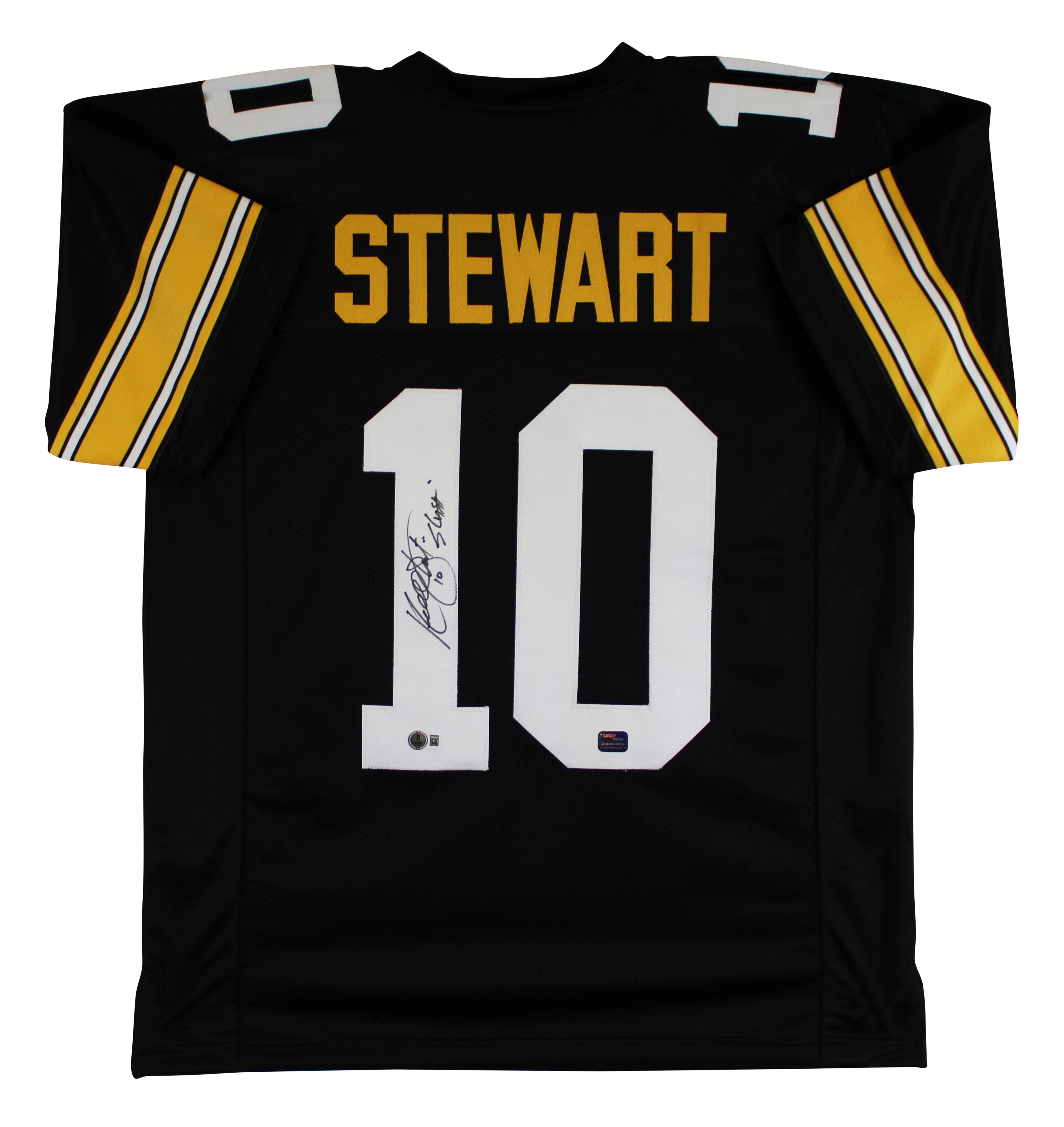 Kordell Stewart "Slash" Authentic Signed Black Pro Style Jersey BAS Witnessed