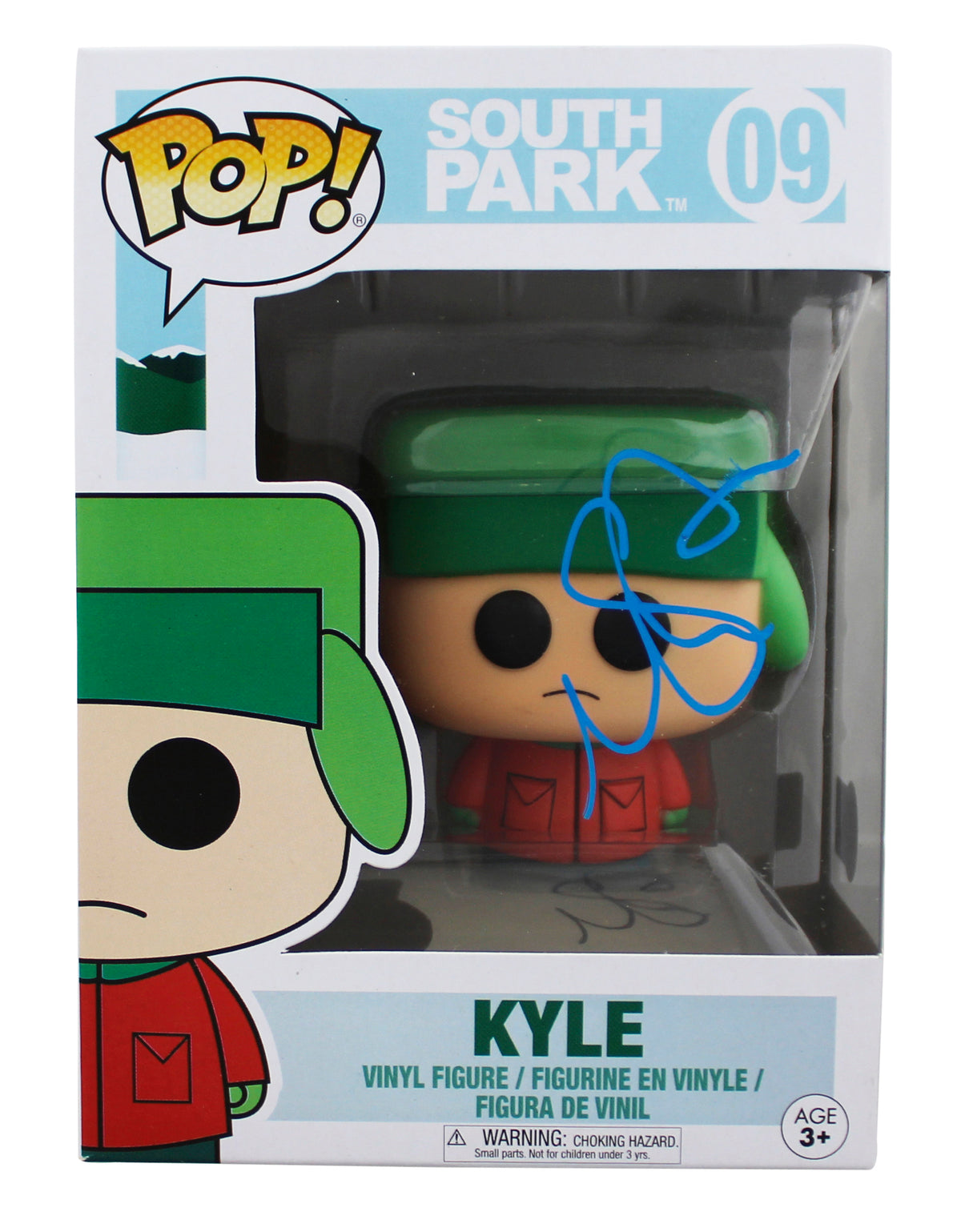 Matt Stone South Park Signed Kyle #09 Funko Pop Vinyl Figure BAS #BQ48298