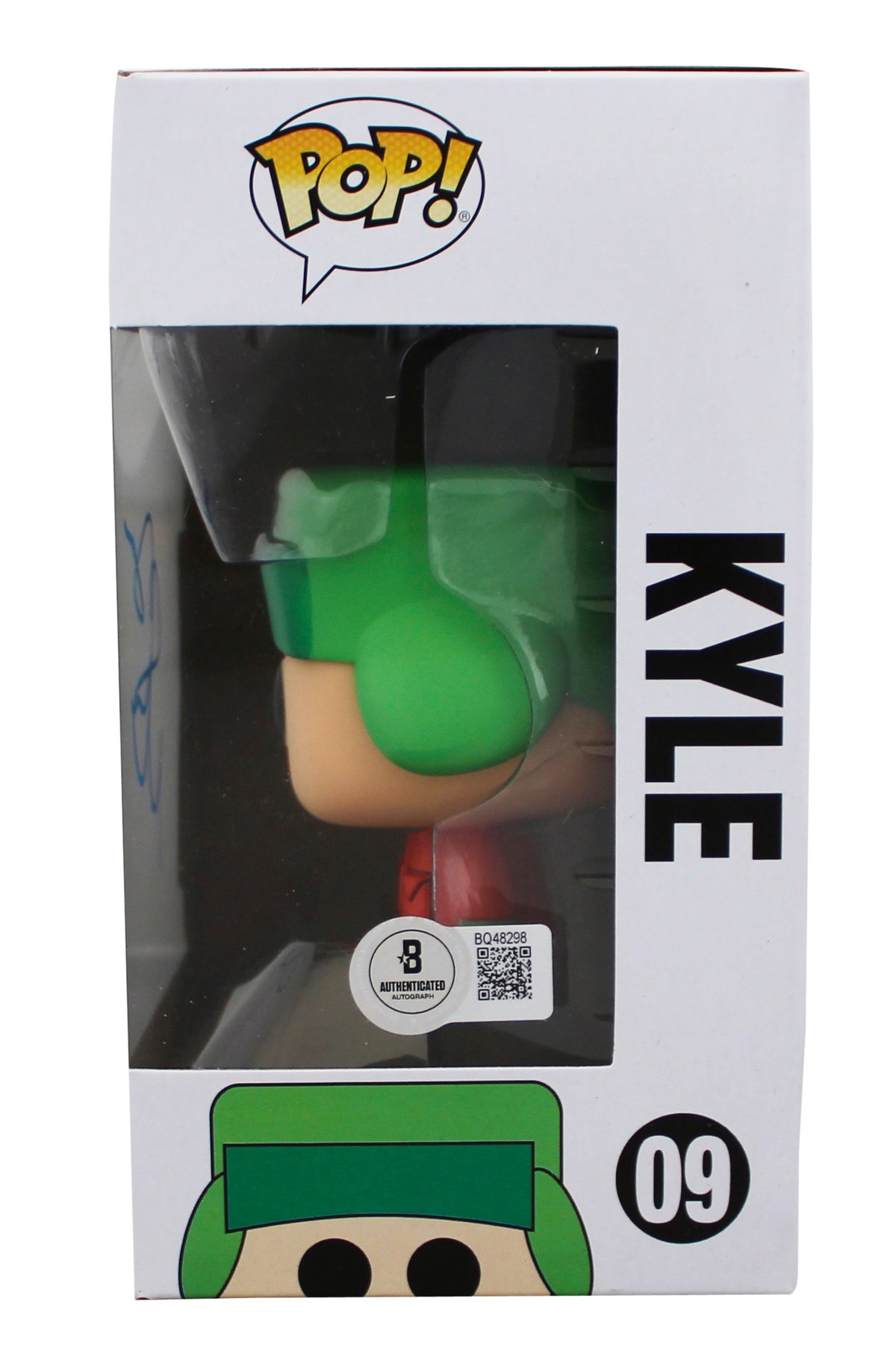 Matt Stone South Park Signed Kyle #09 Funko Pop Vinyl Figure BAS #BQ48298