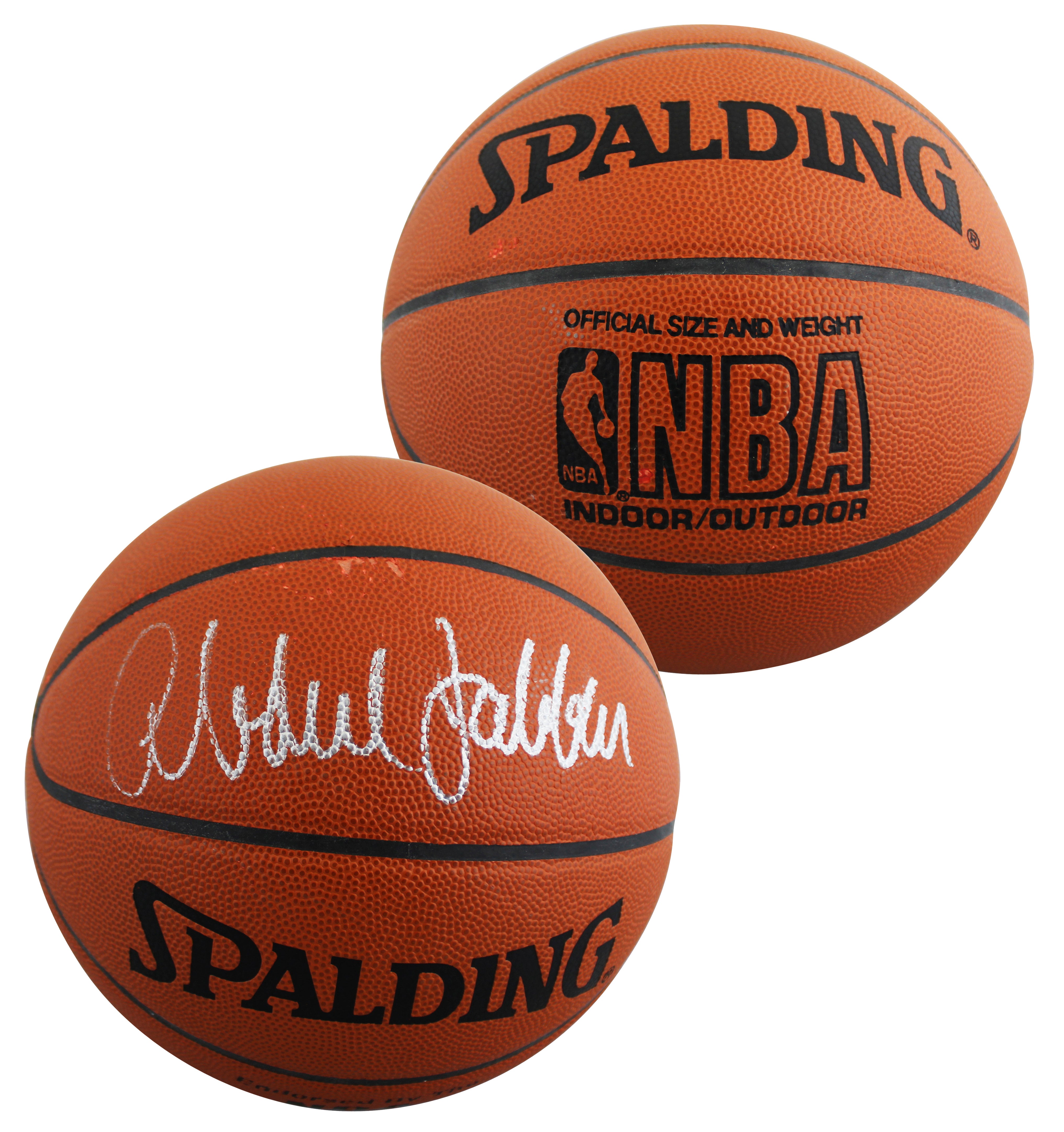 Lakers Kareem Abdul-Jabbar Authentic Signed Spalding I/O Basketball JSA #CN30652