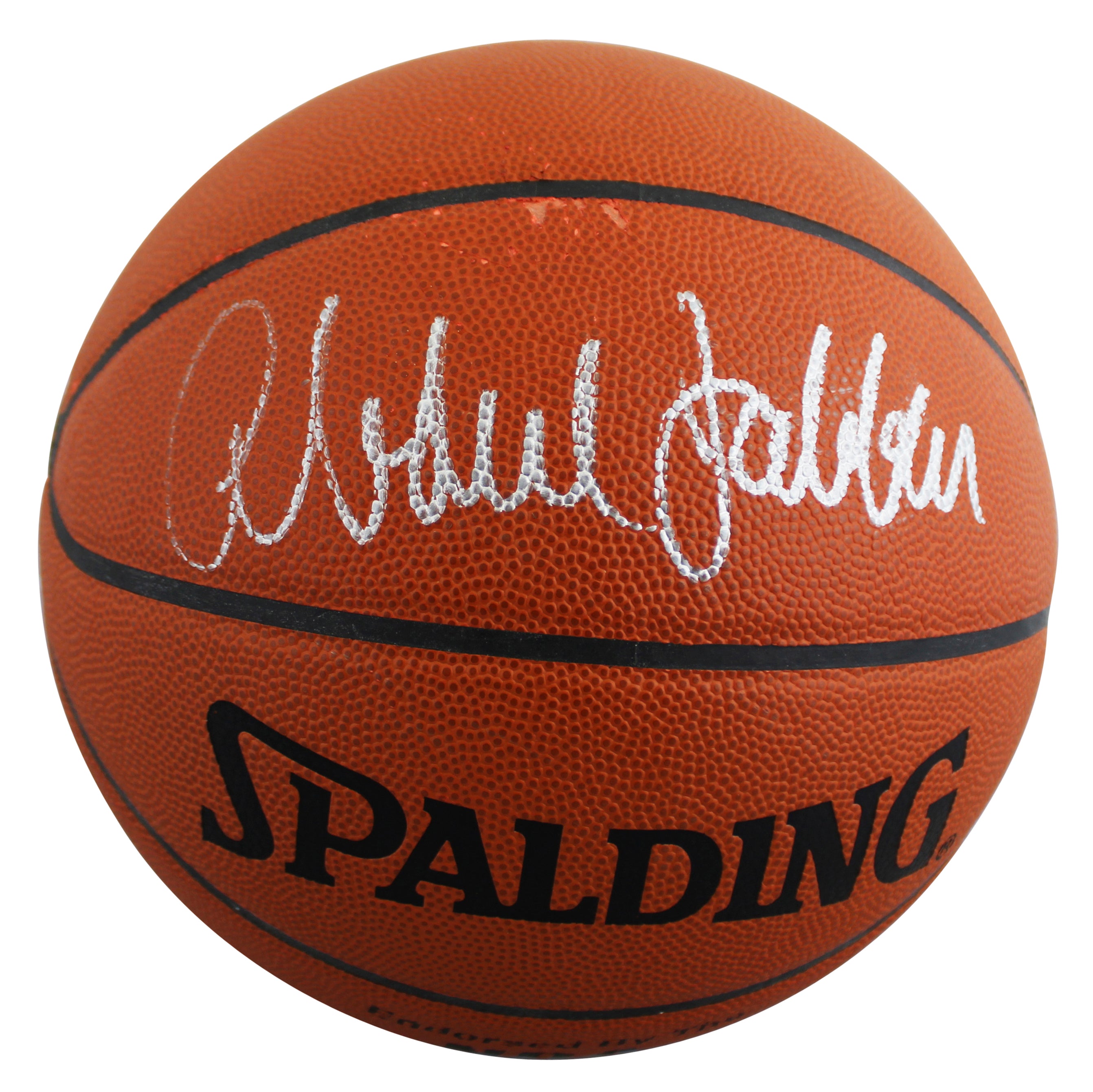 Lakers Kareem Abdul-Jabbar Authentic Signed Spalding I/O Basketball JSA #CN30652