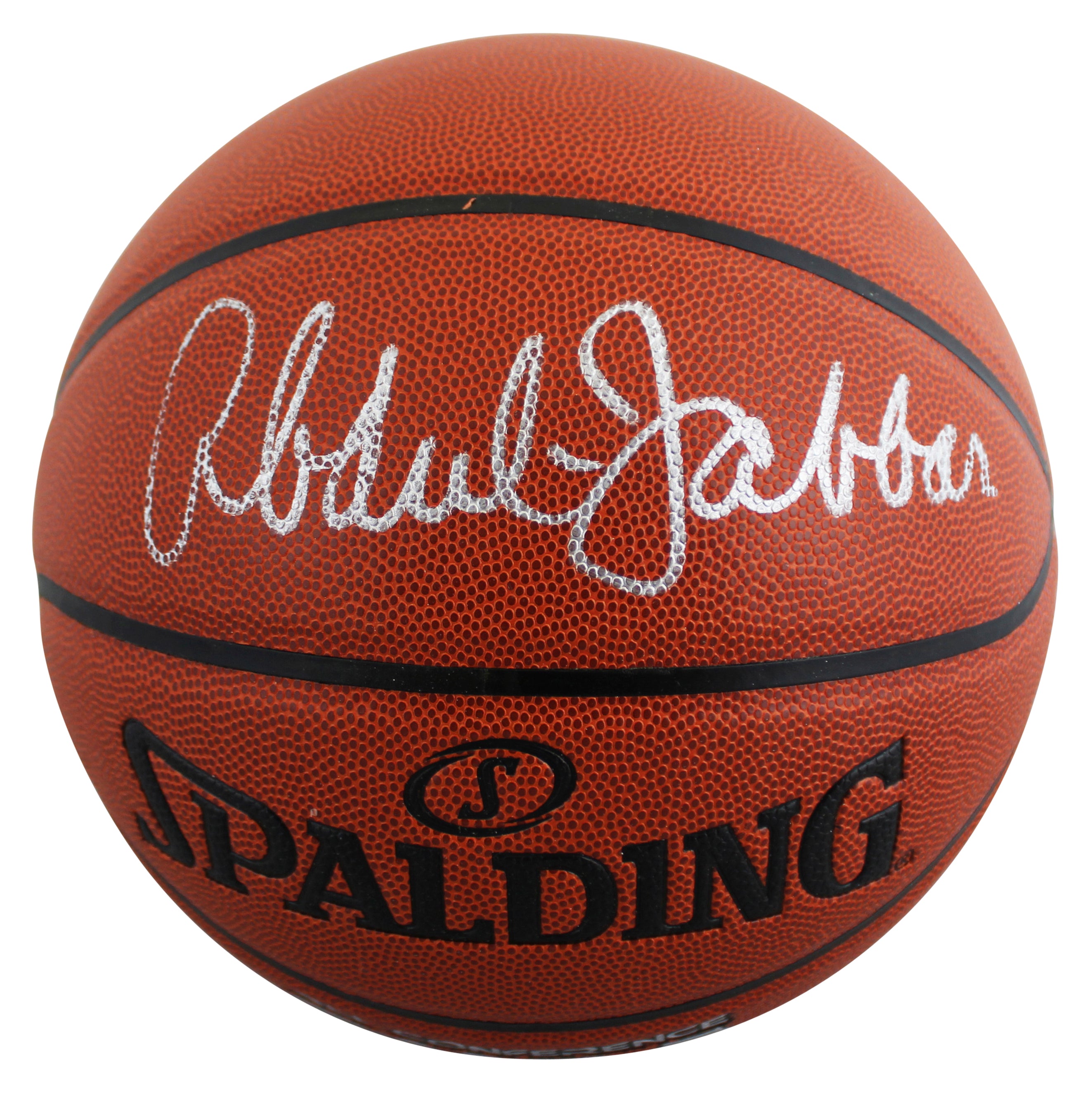 Kareem Abdul-Jabbar Signed Spalding All Conference I/O Basketball BAS #BX50678