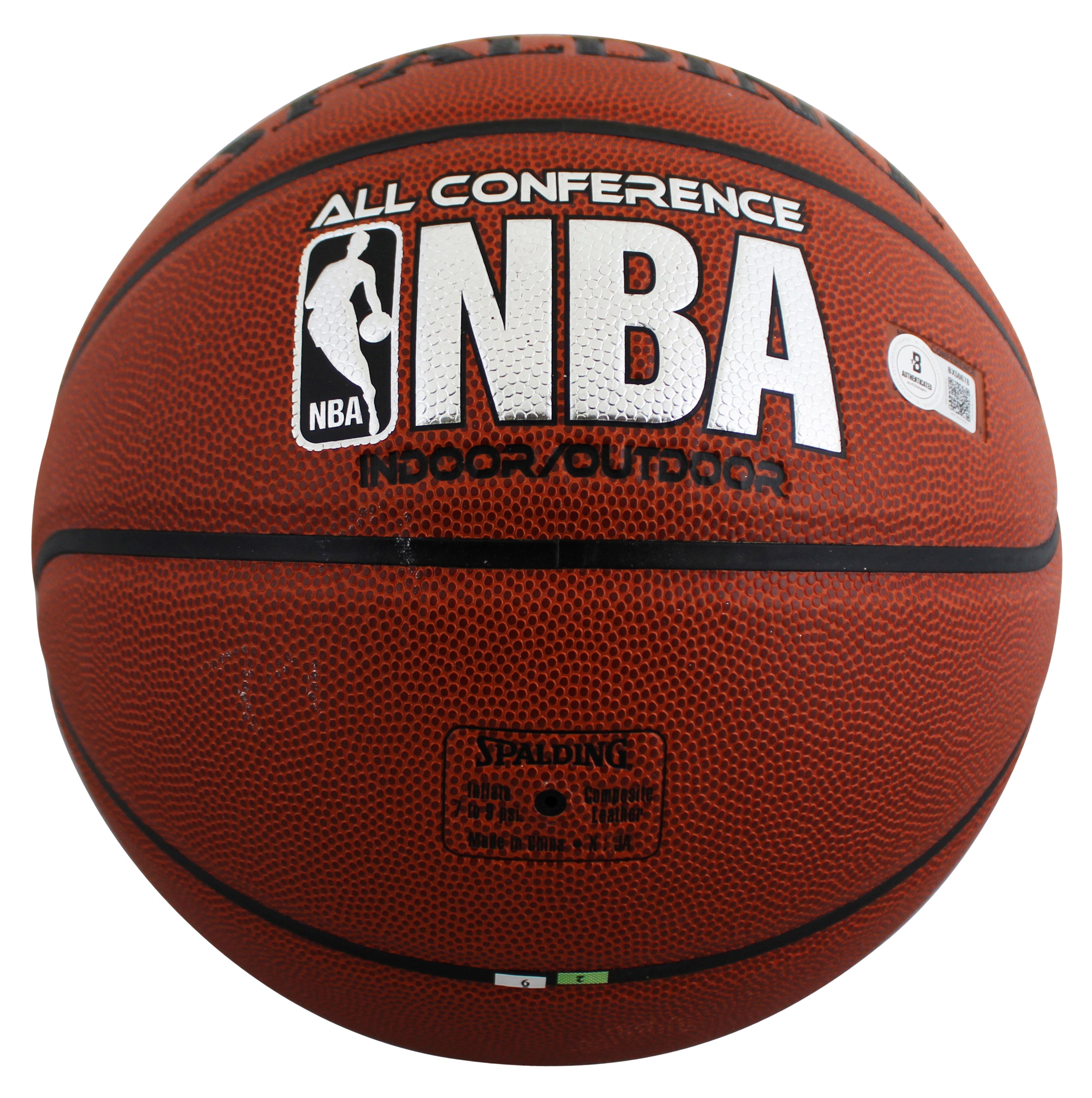 Kareem Abdul-Jabbar Signed Spalding All Conference I/O Basketball BAS #BX50678