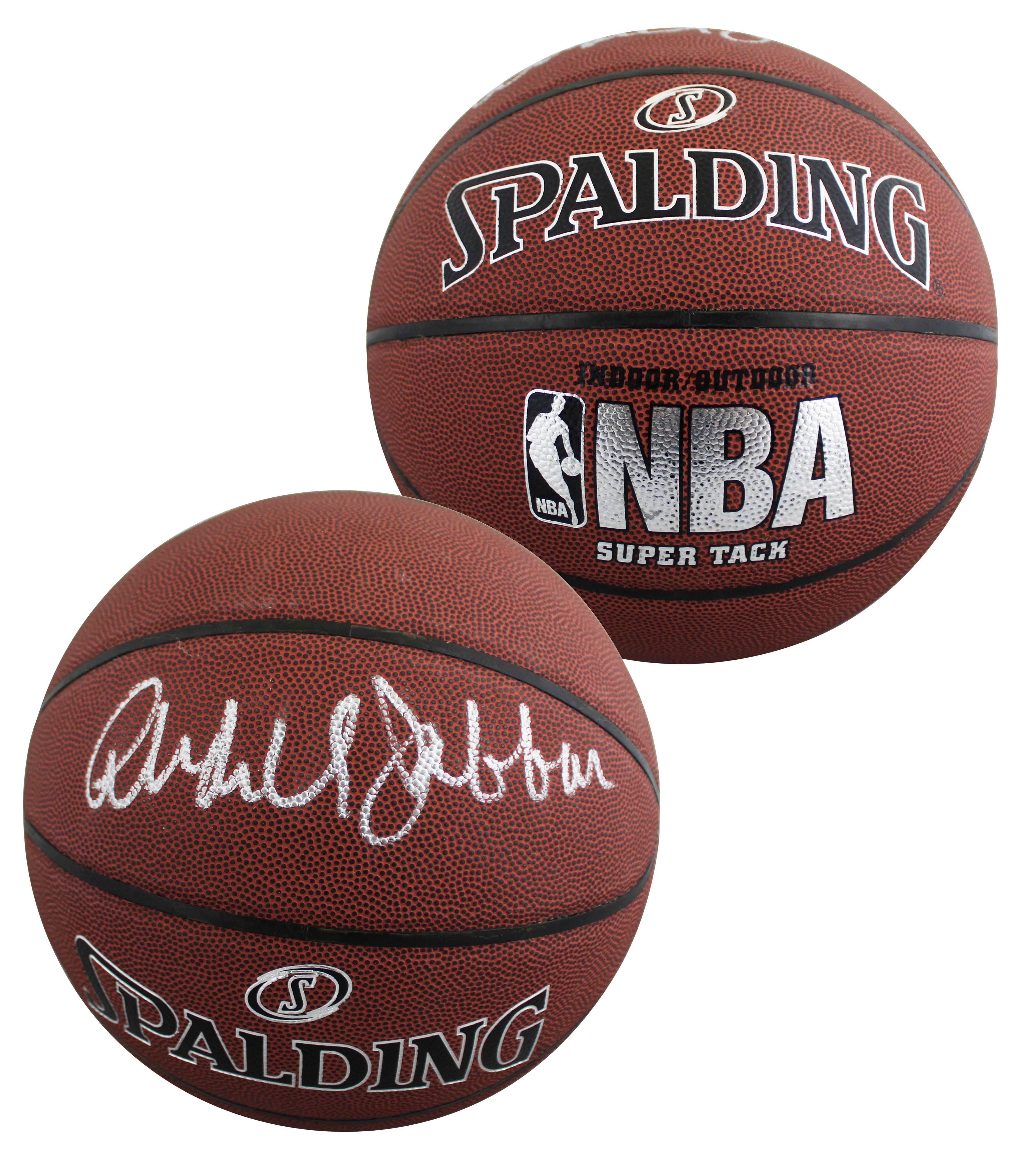 Kareem Abdul-Jabbar Signed Spalding Super Tack I/O Basketball PSA Itp #7A64725