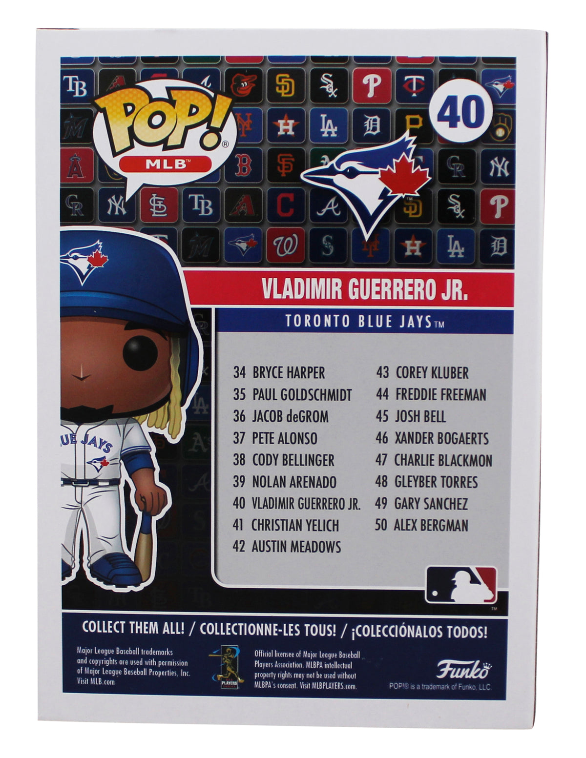 Blue Jays Vladimir Guerrero Jr. Signed #40 Funko Pop Vinyl Figure JSA #SS22391