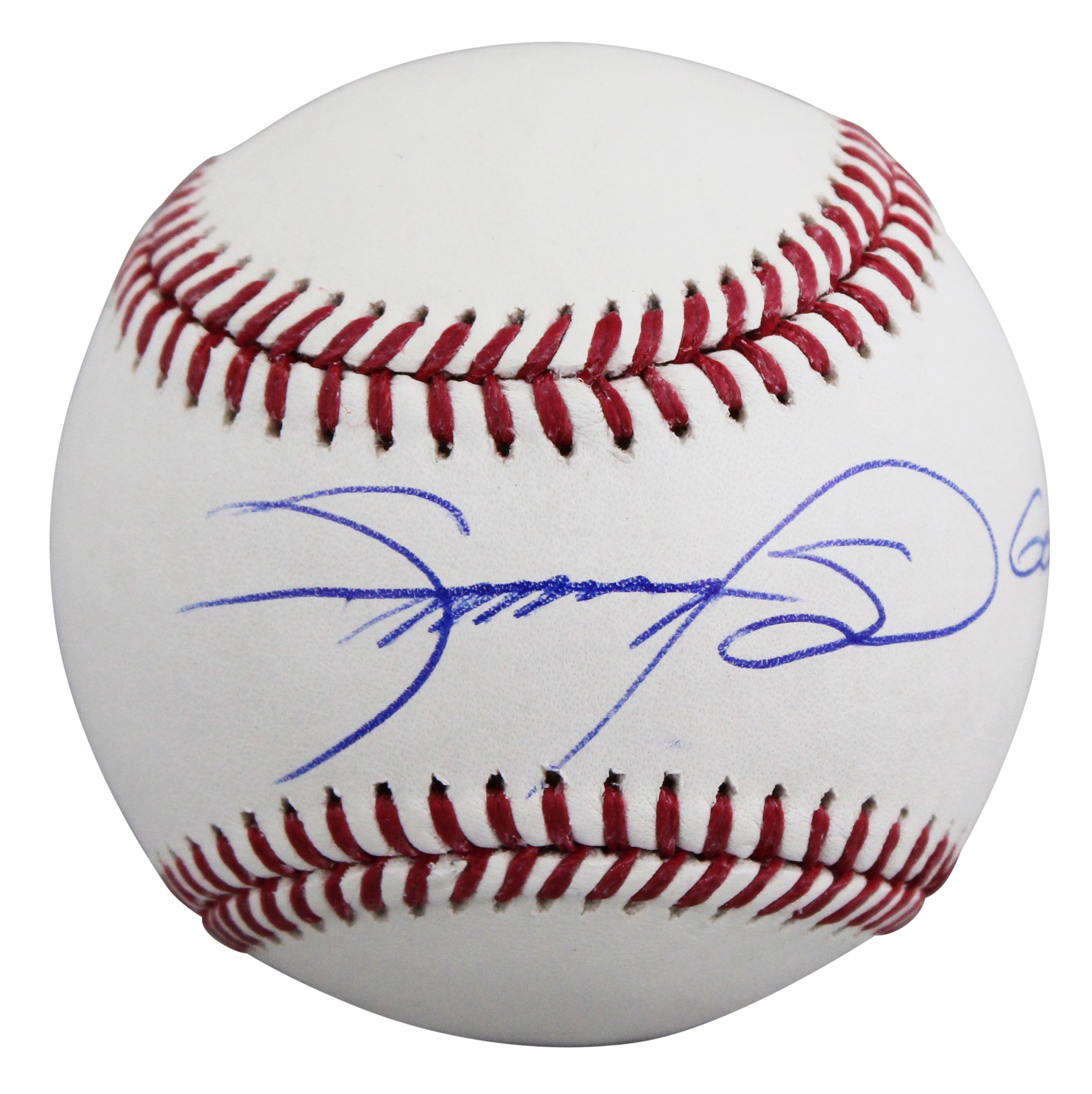 Cubs Sammy Sosa "Go Cubs" Authentic Signed Manfred OML Baseball JSA Witness