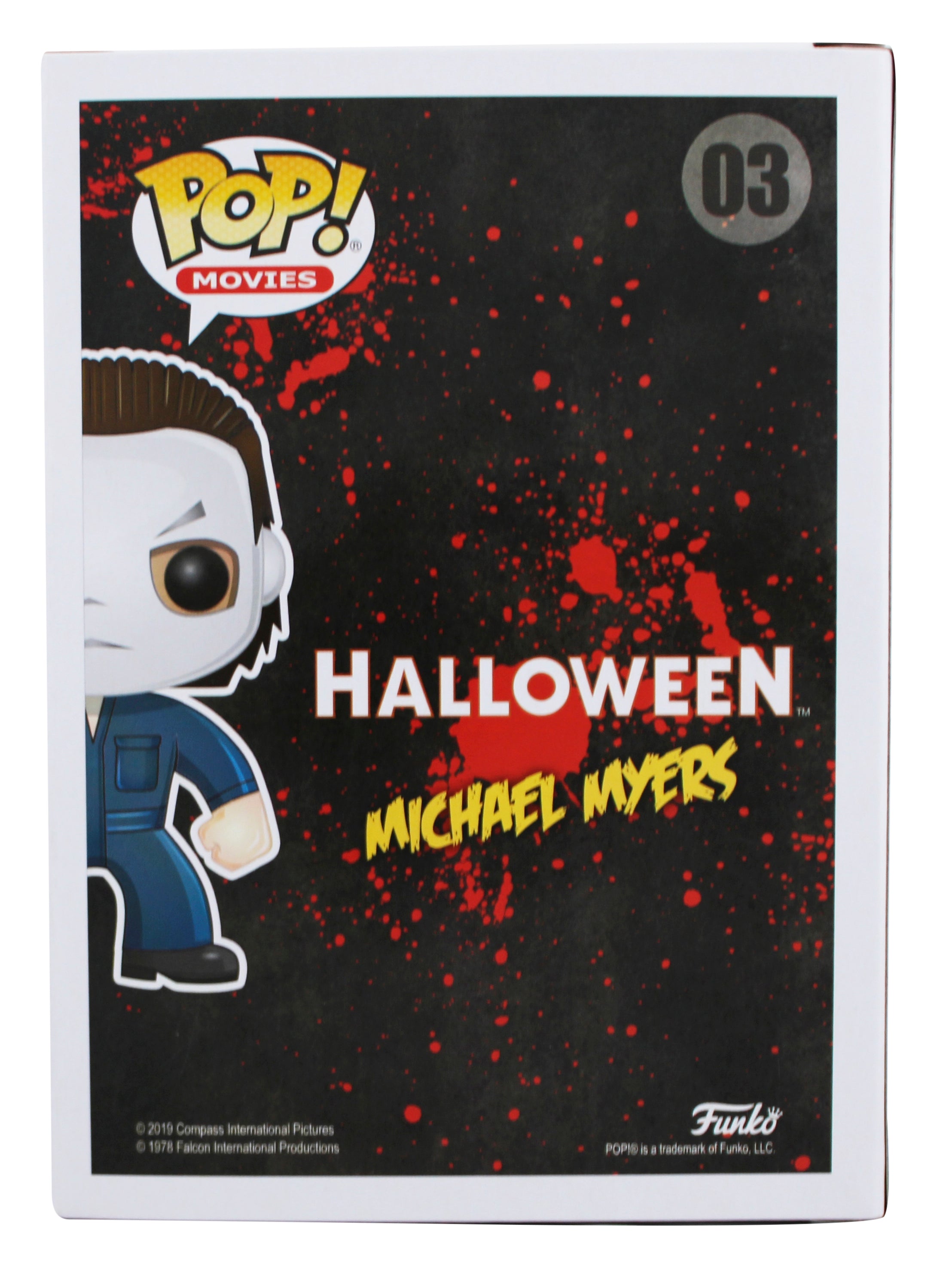 Nick Castle Halloween Authentic Signed Mike Myers #03 Funko Pop Vinyl Figure BAS